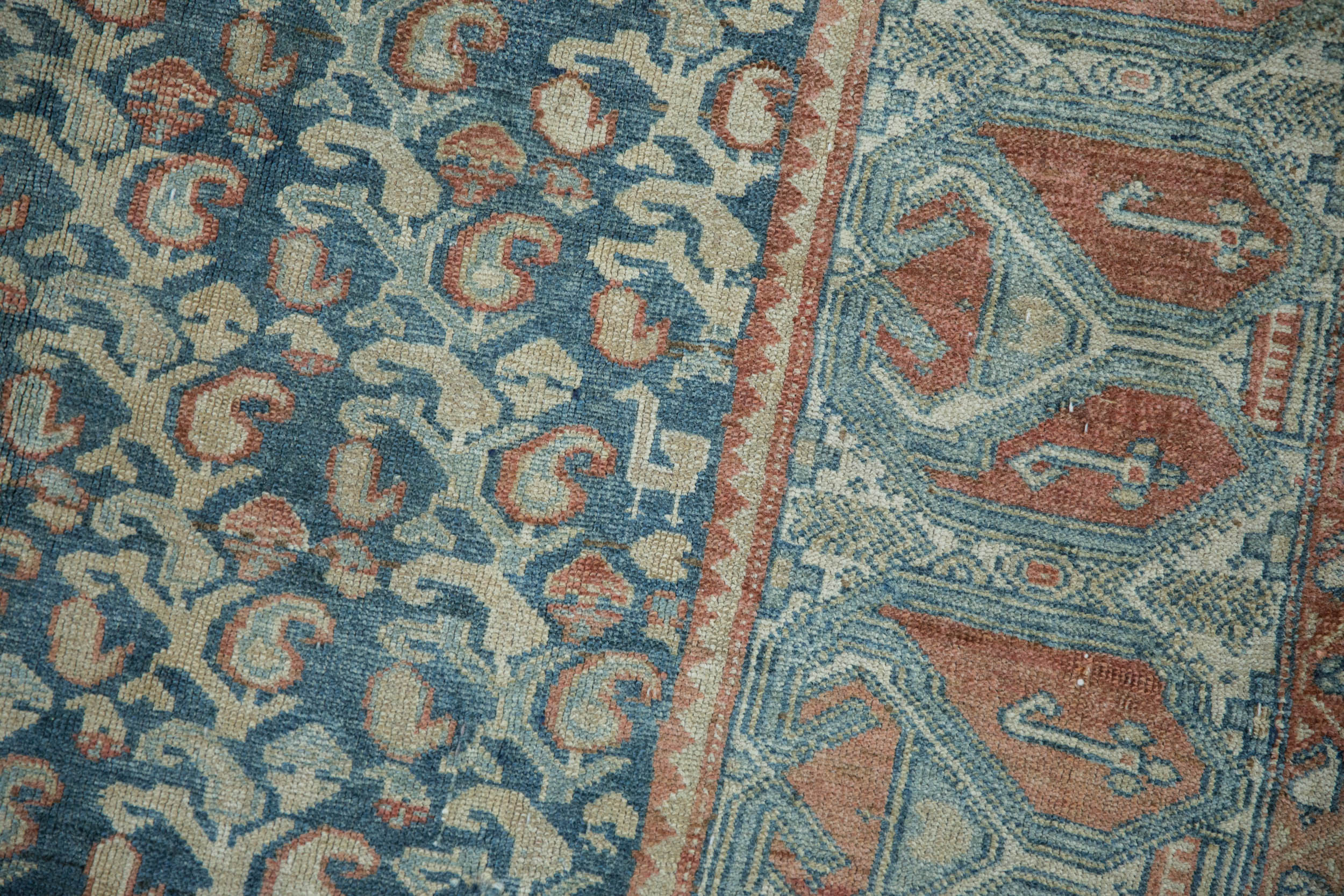 4.5x9 Vintage Fine Distressed Malayer Rug Runner - Image 4