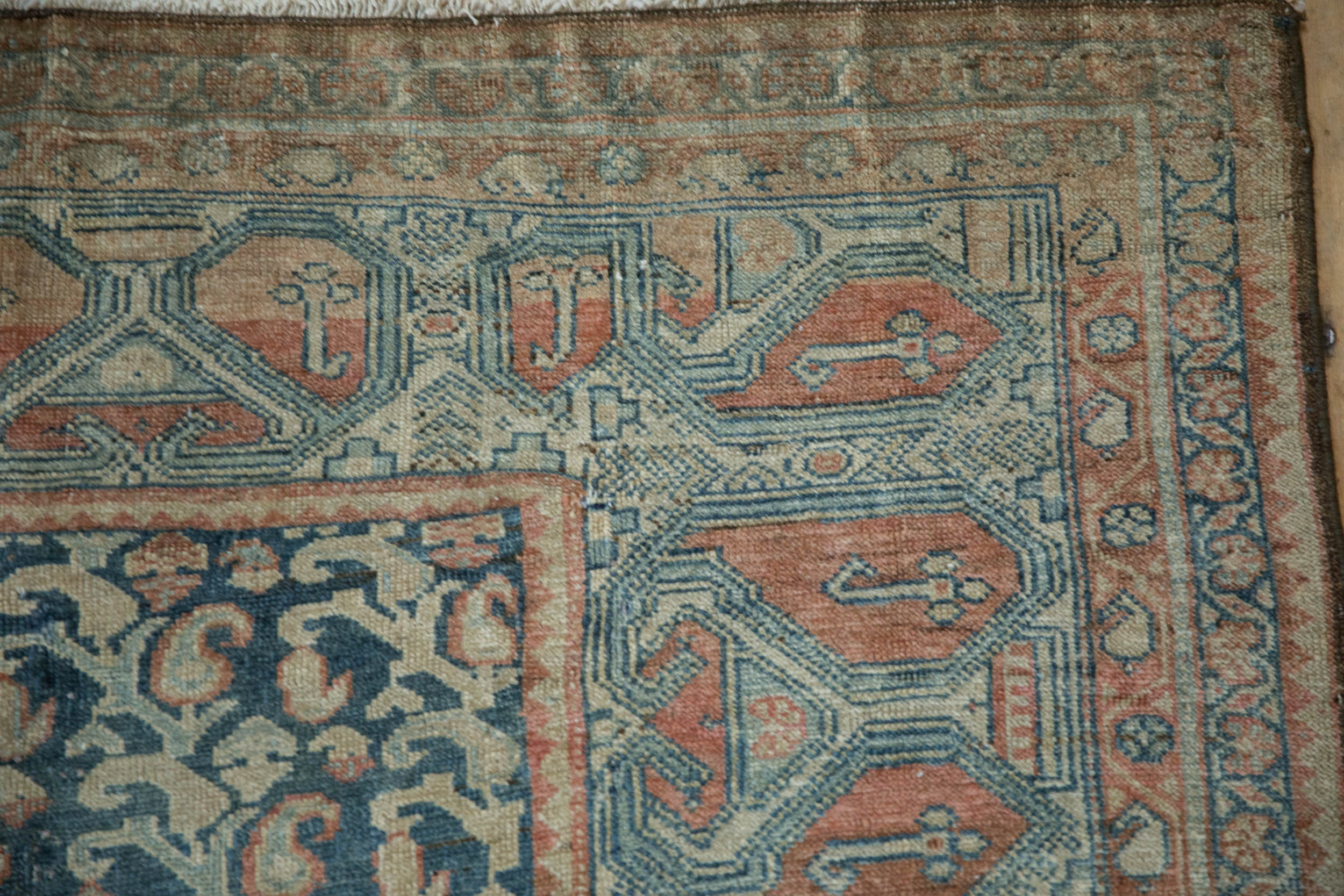 4.5x9 Vintage Fine Distressed Malayer Rug Runner - Image 5