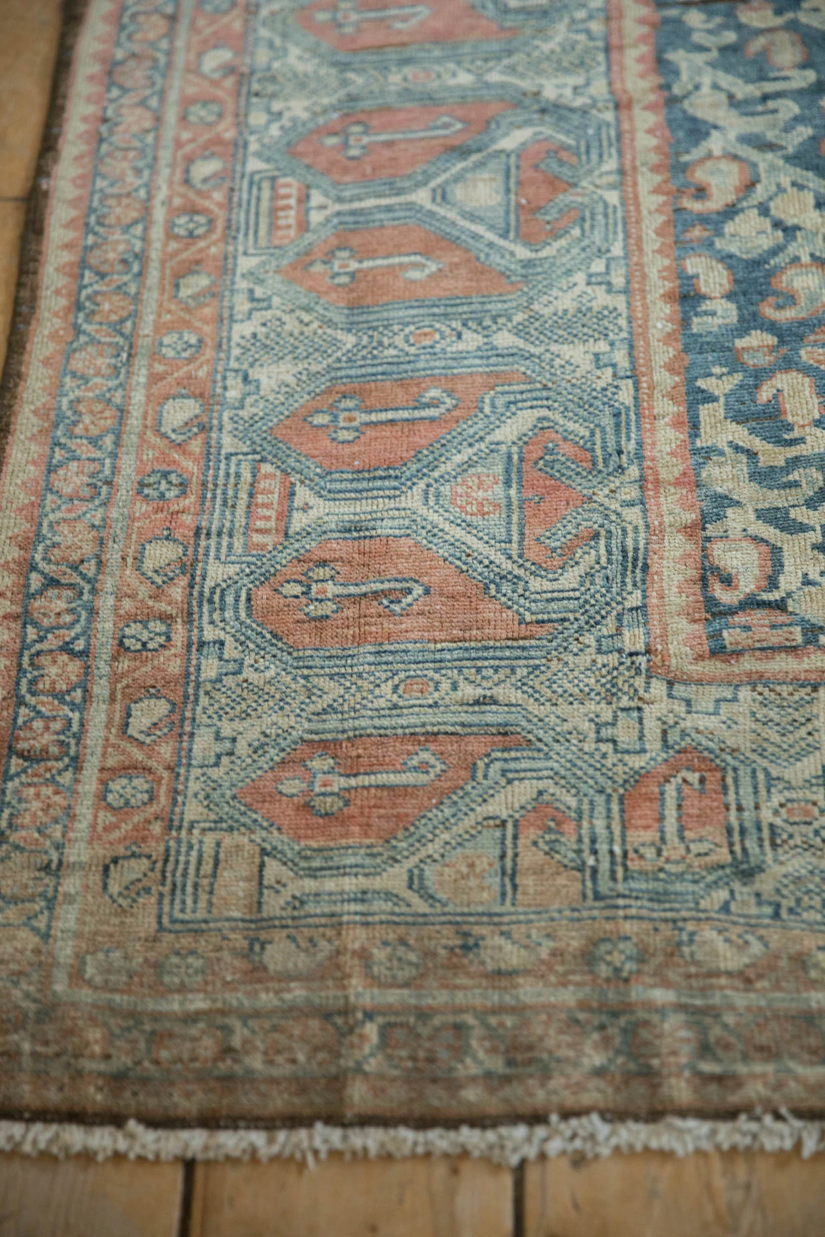 4.5x9 Vintage Fine Distressed Malayer Rug Runner - Image 7