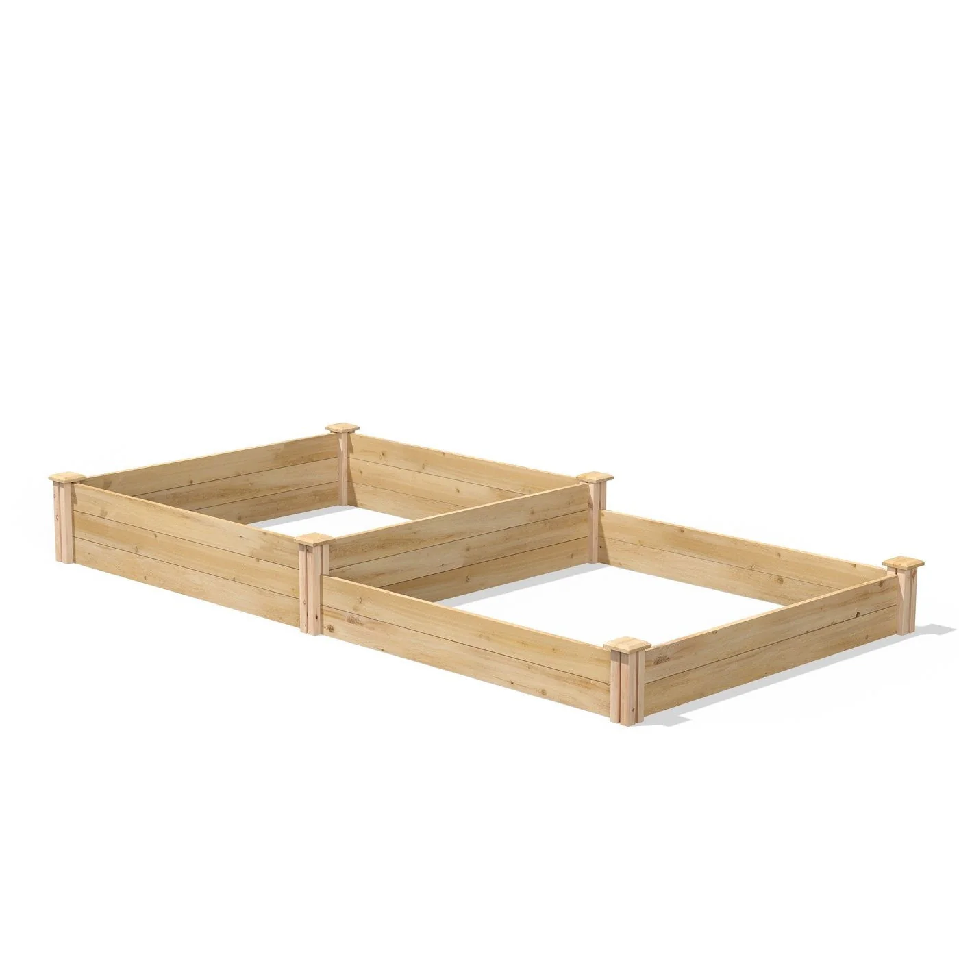 4 ft x 8 ft Cedar Wood 2 Tier Raised Garden Bed - Made in USA - Image 2