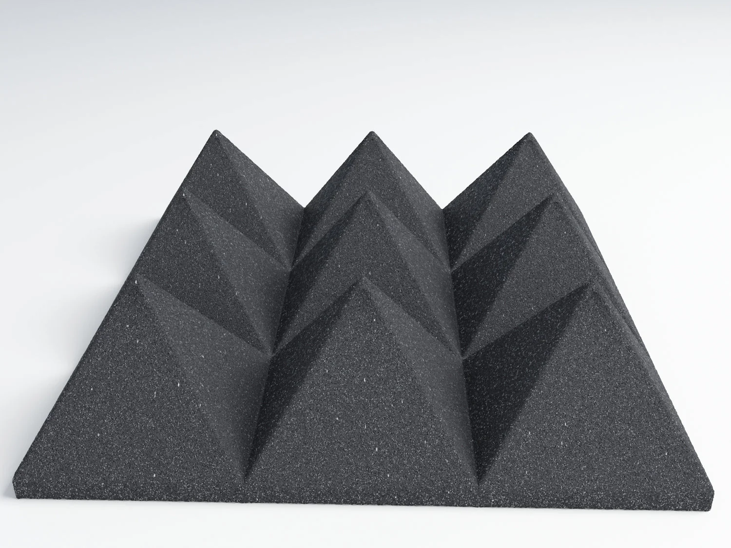 4 Inch Acoustic Foam Pyramid Style Panels - 13 Color Options - Image 2