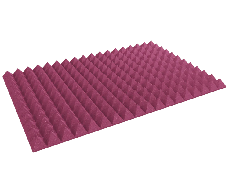 4 Inch Acoustic Foam Pyramid Style Panels - 13 Color Options - Image 48
