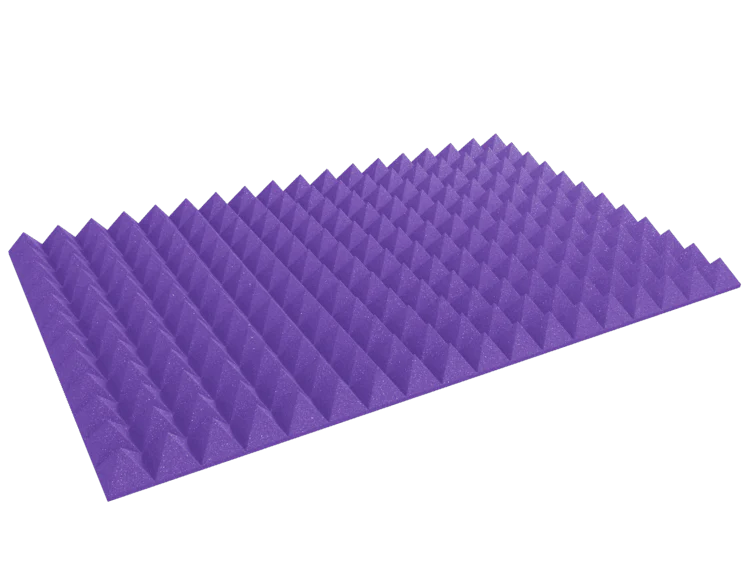 4 Inch Acoustic Foam Pyramid Style Panels - 13 Color Options - Image 49