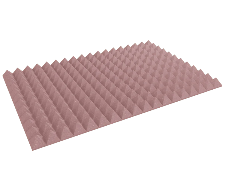 4 Inch Acoustic Foam Pyramid Style Panels - 13 Color Options - Image 51
