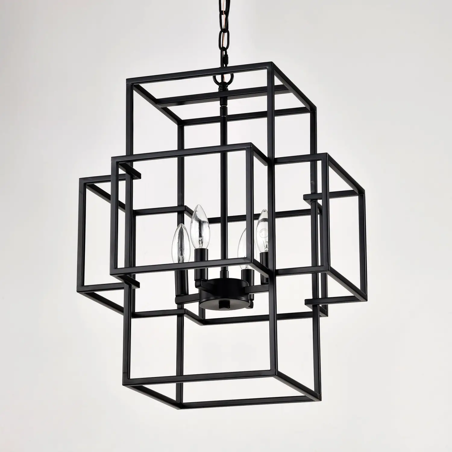 4 Light Farmhouse Hanging Lights Indoor with Adjustable Height - Image 5
