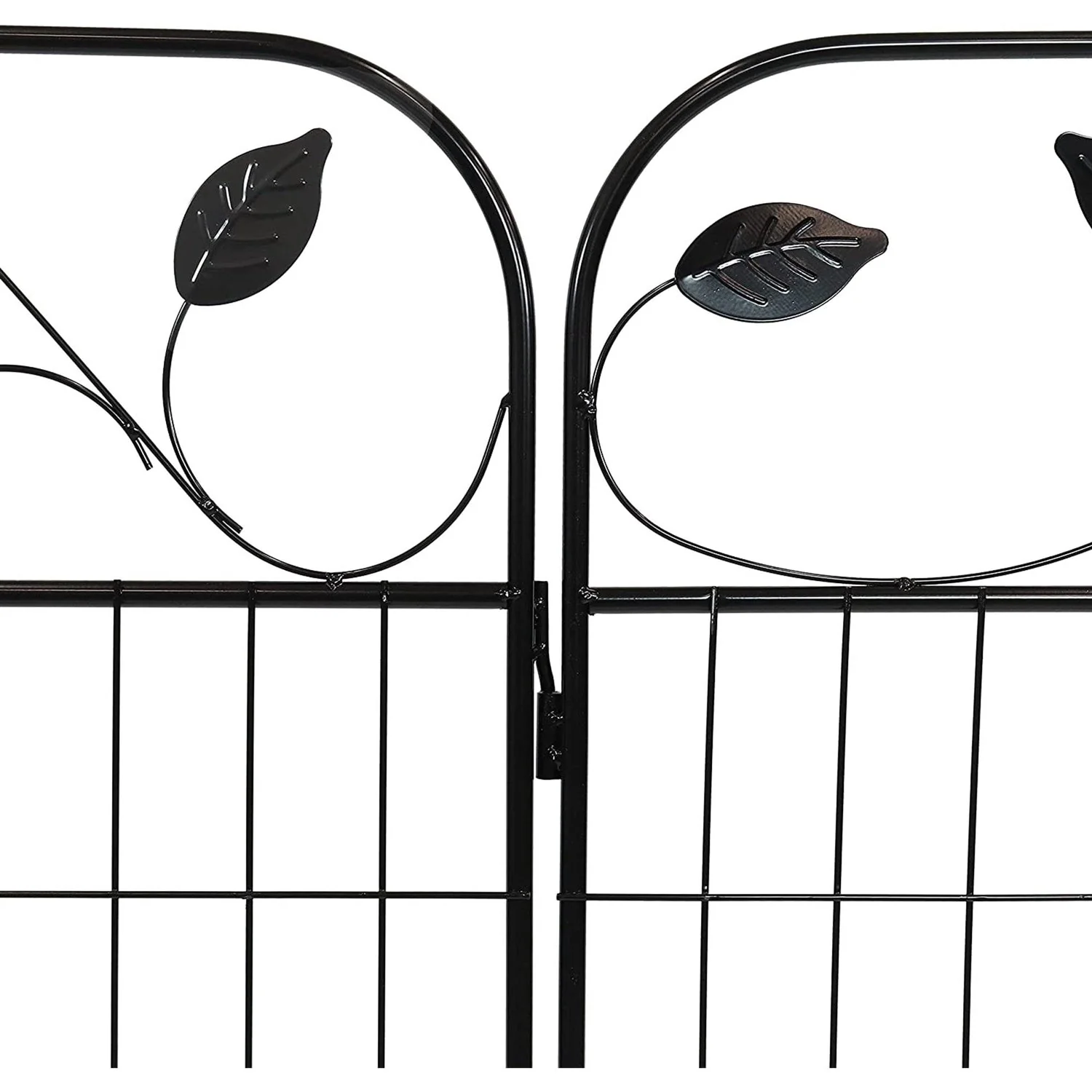 4 Pack Steel Foldable Garden Fence Floral Staked Trellis Panel Animal Barrier - Image 3
