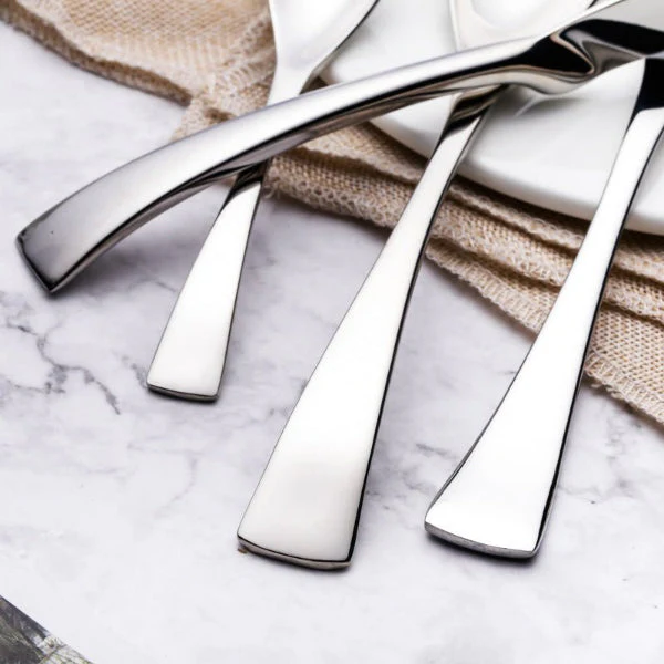 4-Piece Stainless Steel Cutlery Set – Knife, Fork, Spoon & Teaspoon - Image 2
