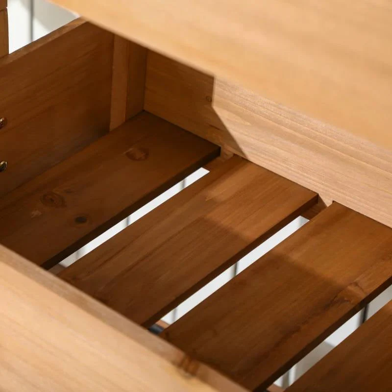 4 Tier Vertical Wooden Planter Box Raised Bed Natural - Image 4