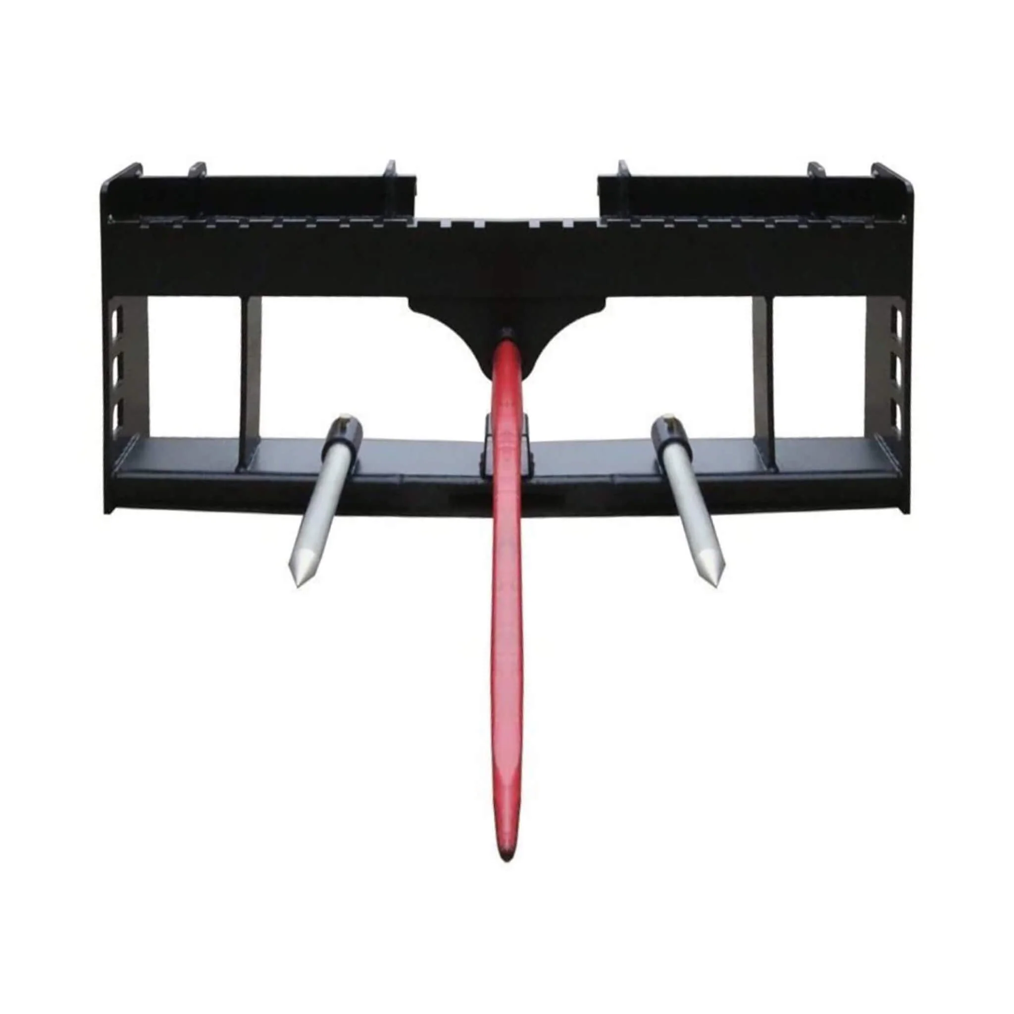 42-Inch Heavy-Duty Pallet Forks Hay Spear Skid Steer Attachment With Quick Attach (SAK16528)