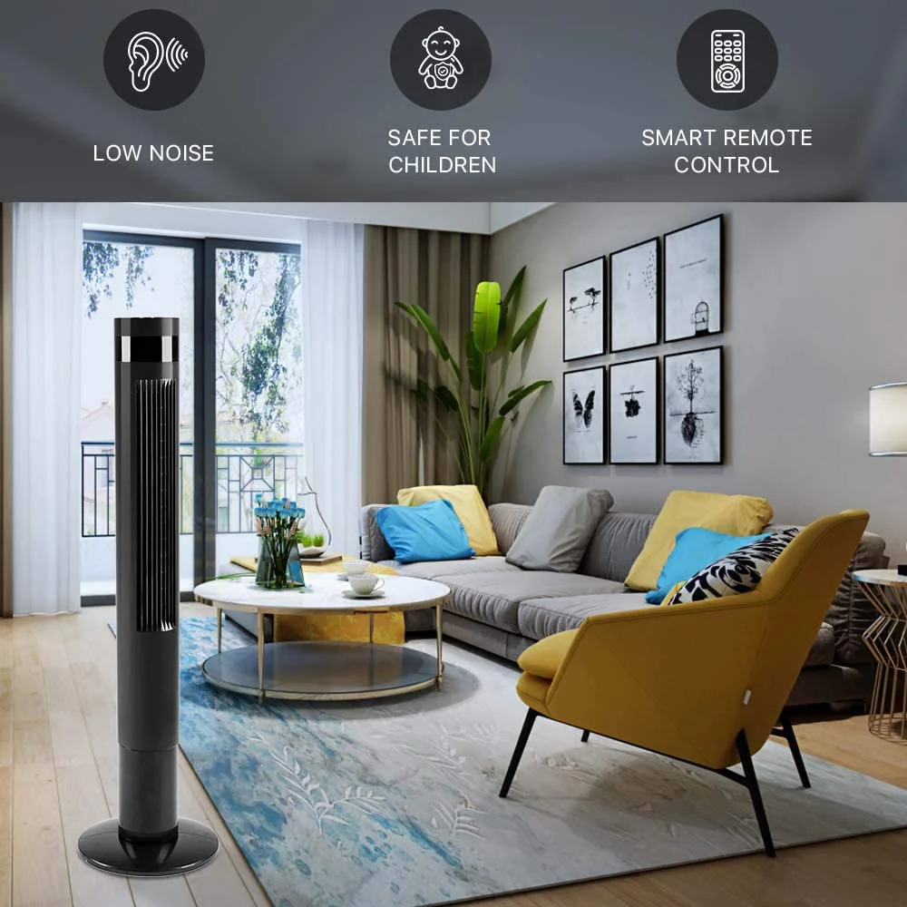 44 inch Portable Tower Fan with Oscillation - Image 6
