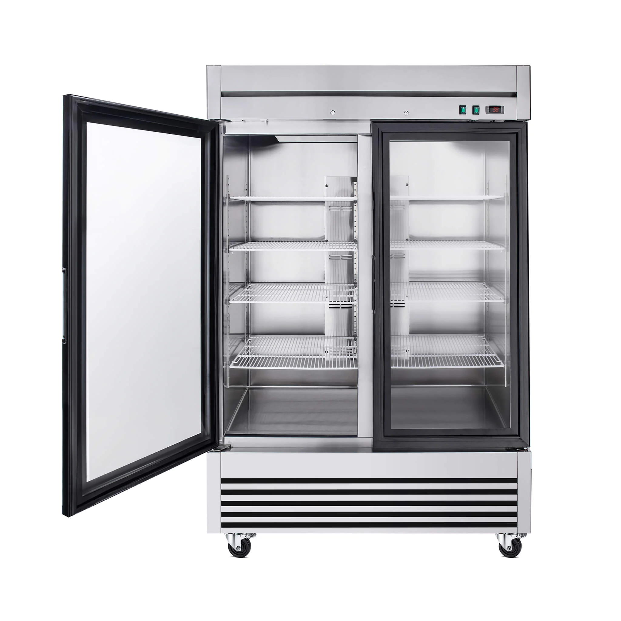 49-Inch Upright Commercial Reach-In Display Refrigerator (SAK16785) - Image 10