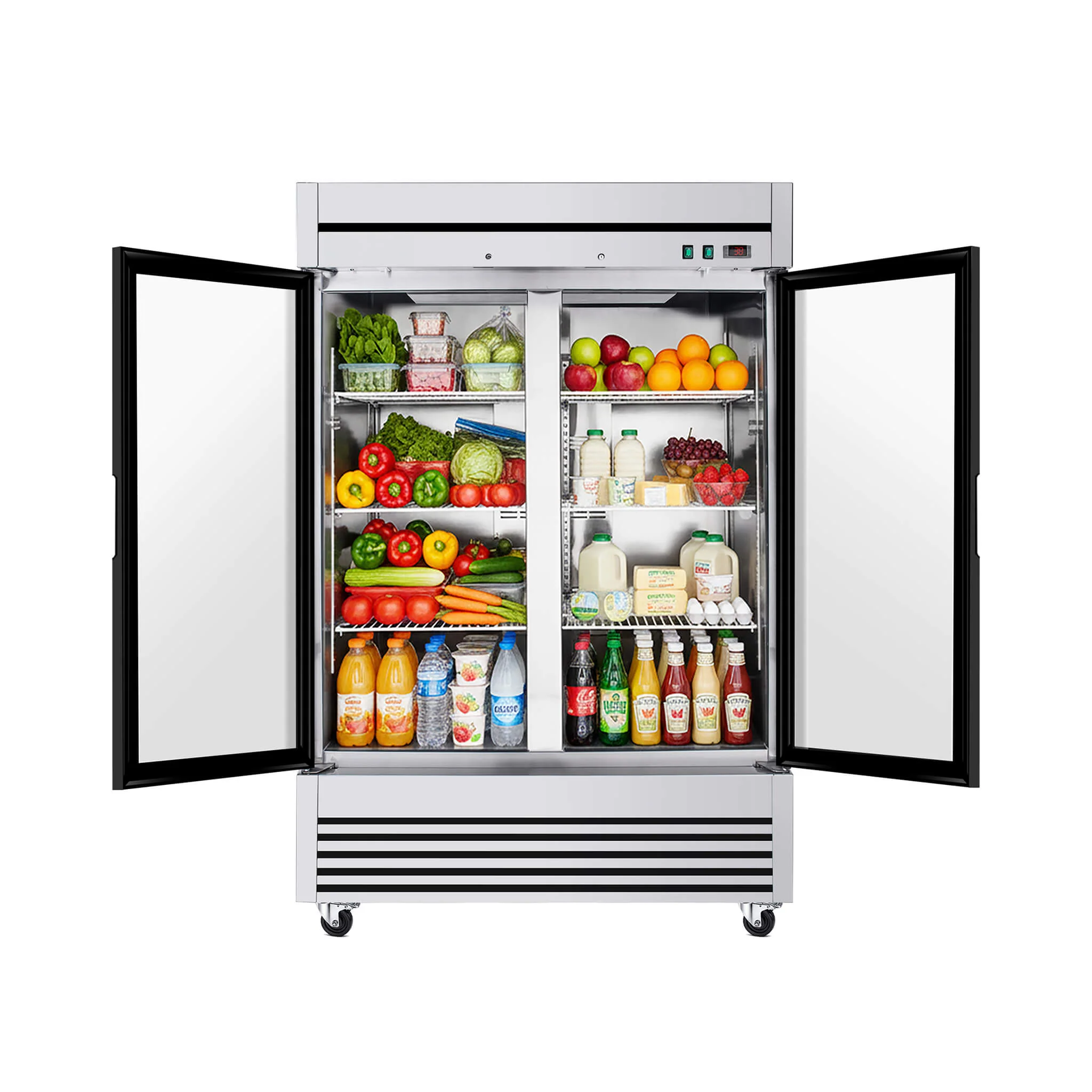 49-Inch Upright Commercial Reach-In Display Refrigerator (SAK16785) - Image 12