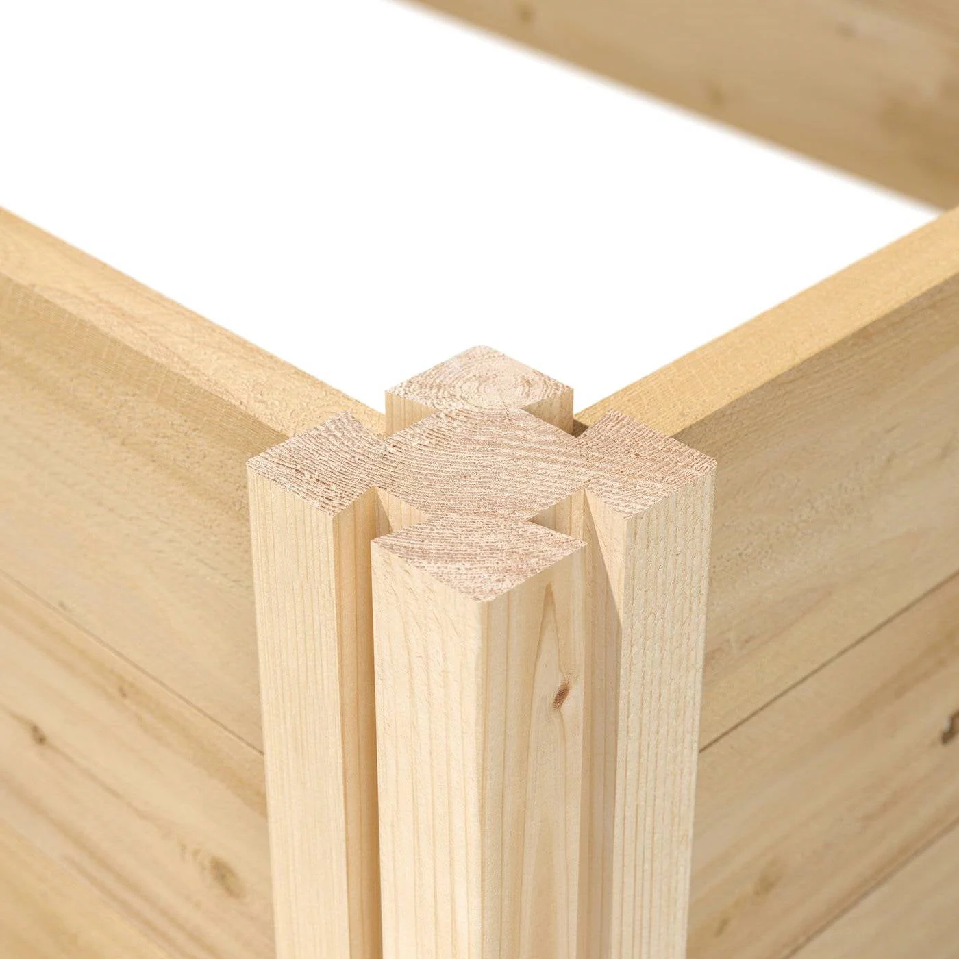 4ft x 4ft Outdoor Cedar Wood Raised Garden Bed Planter Box - Made in USA - Image 3