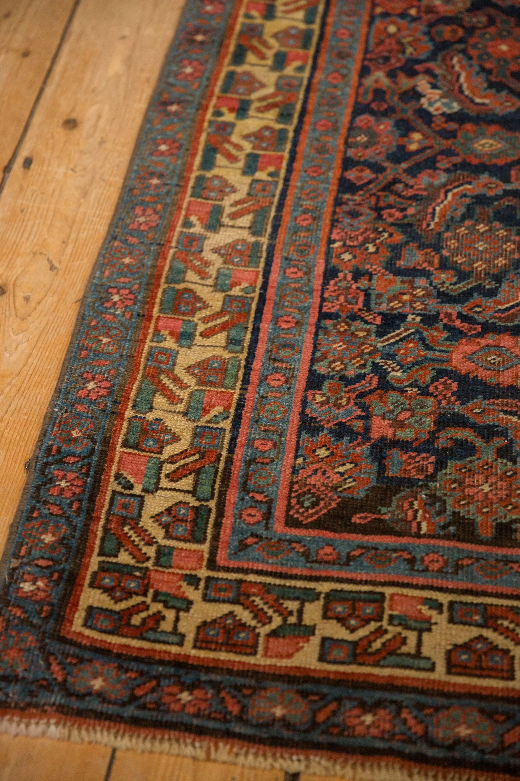 4x10.5 Antique Bijar Rug Runner - Image 5