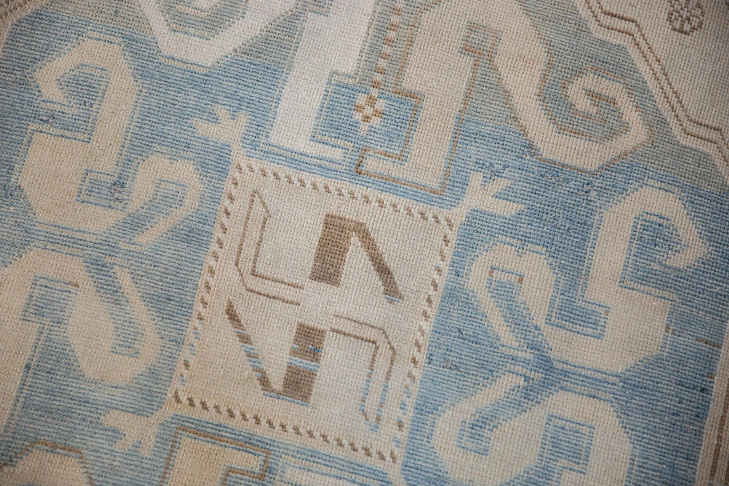 4x10.5 Vintage Distressed Caucasian Rug Runner - Image 4
