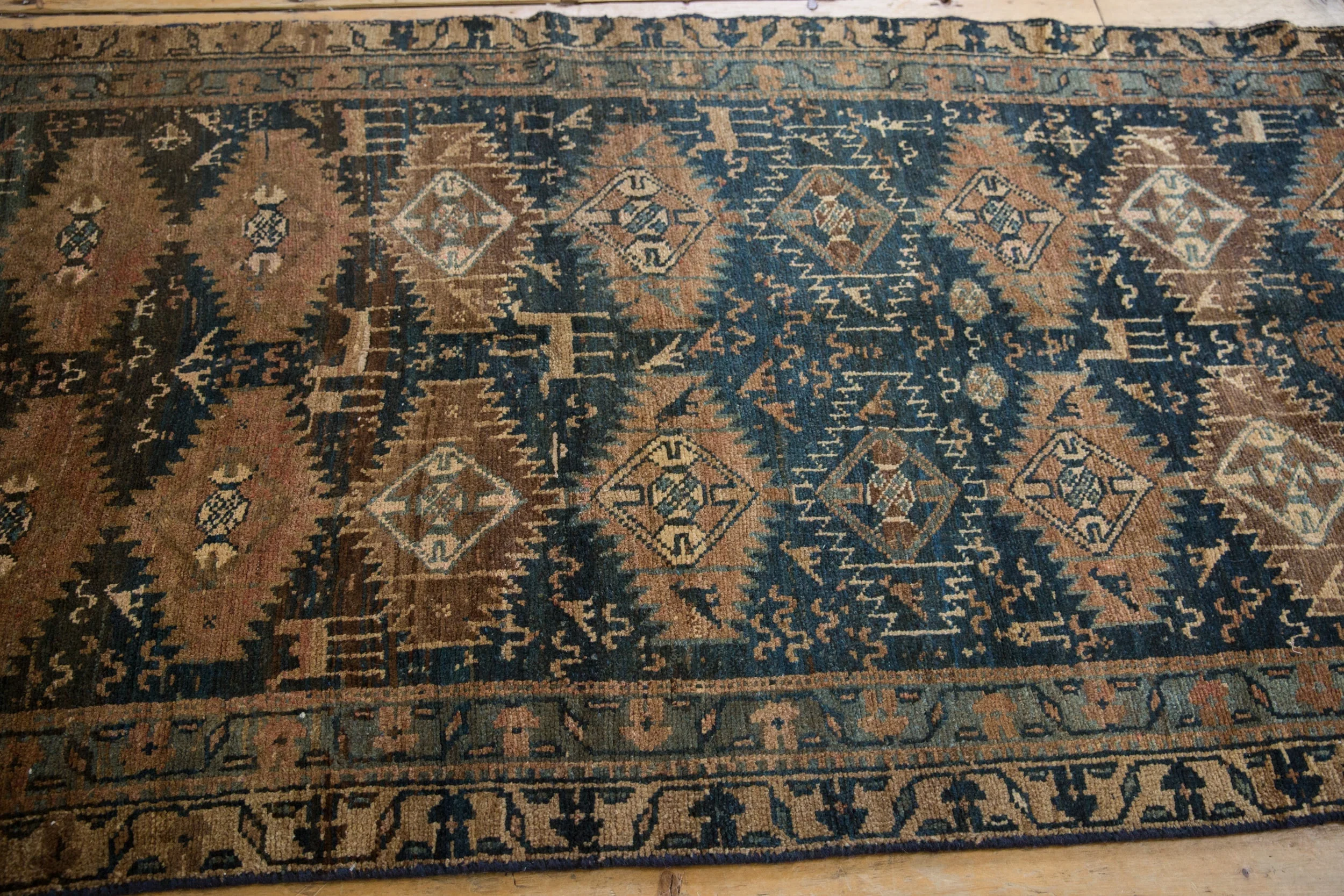 4x10.5 Vintage Distressed Kurd Rug Runner - Image 5