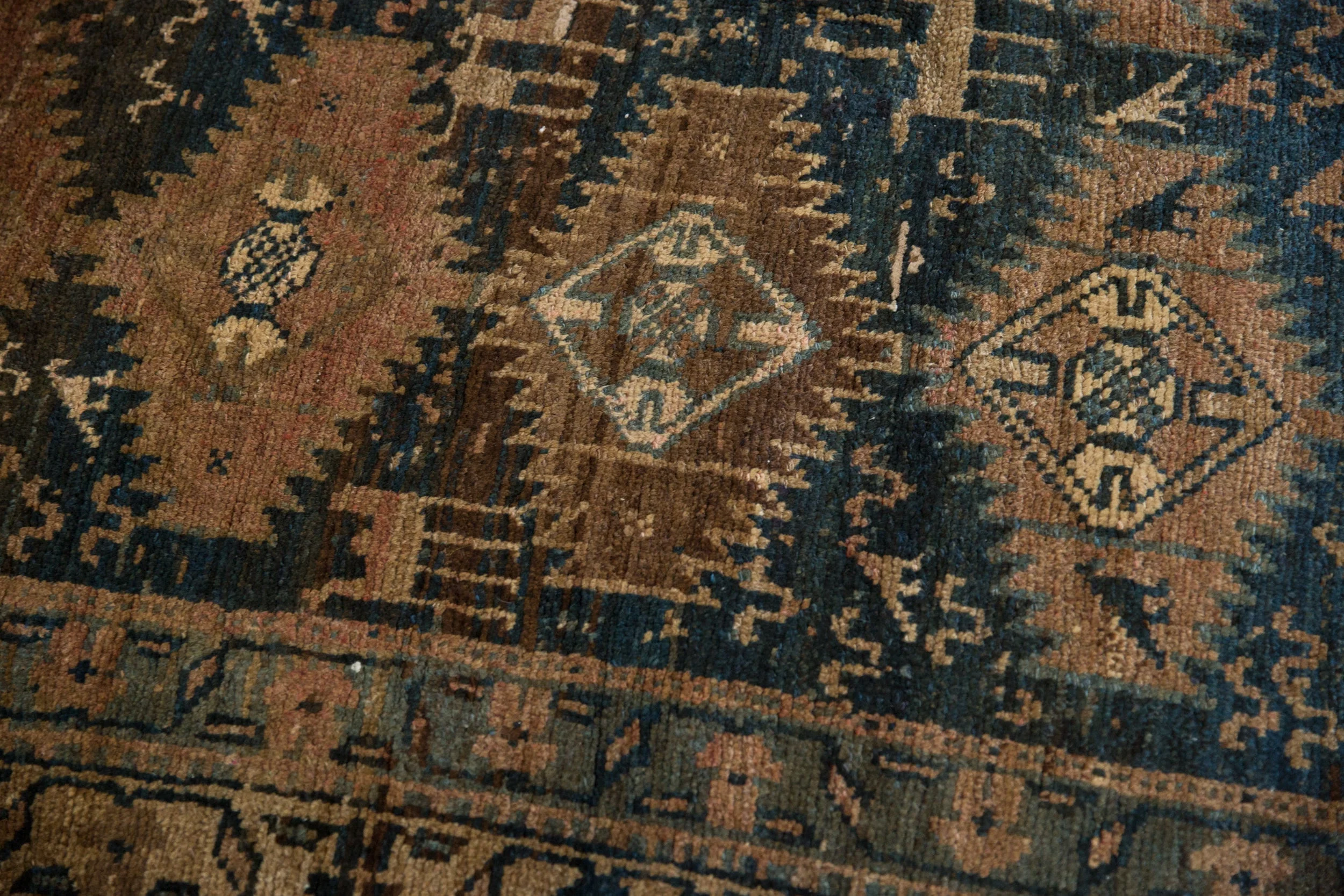 4x10.5 Vintage Distressed Kurd Rug Runner - Image 6