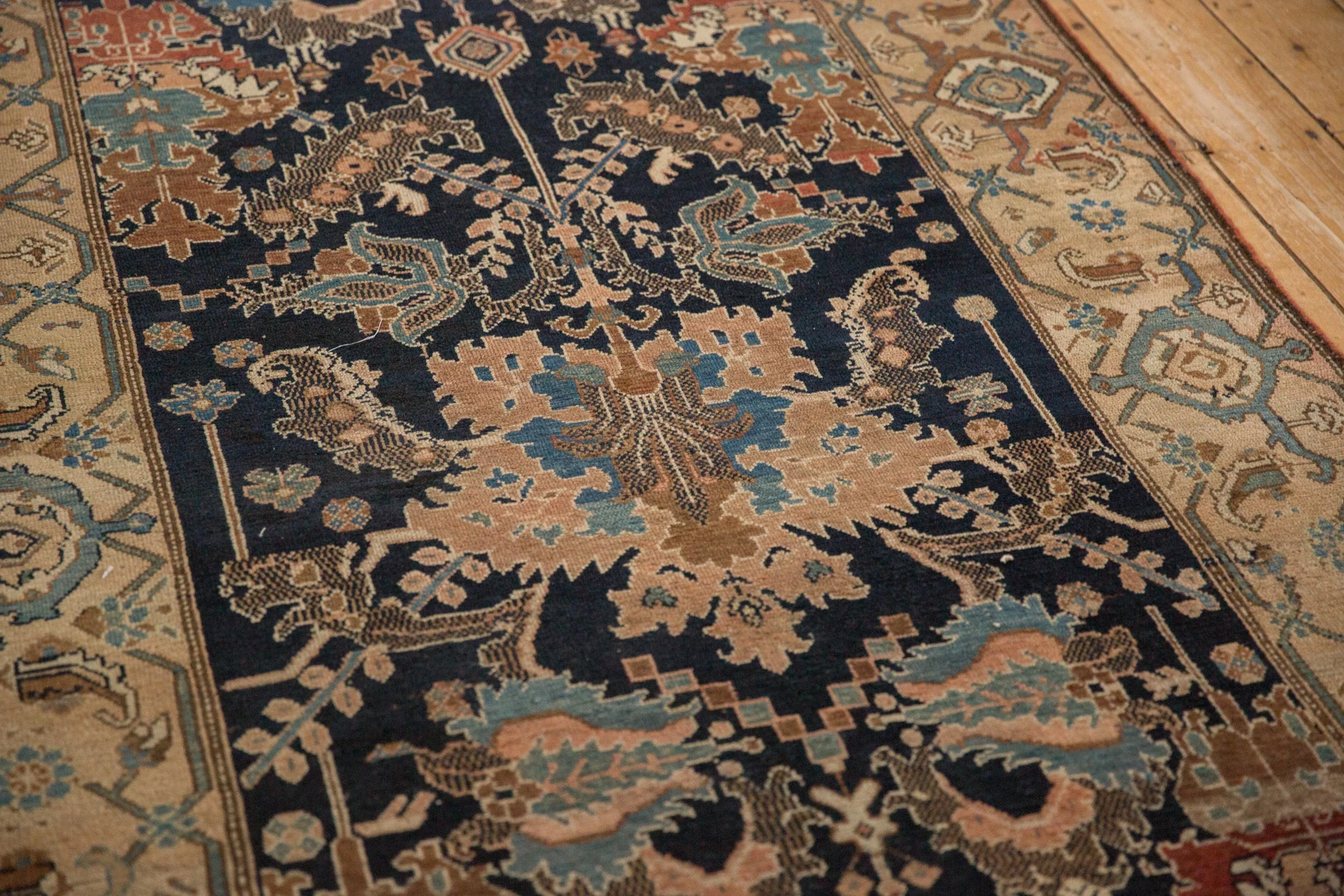 4x10 Antique Fine Malayer Rug Runner - Image 10