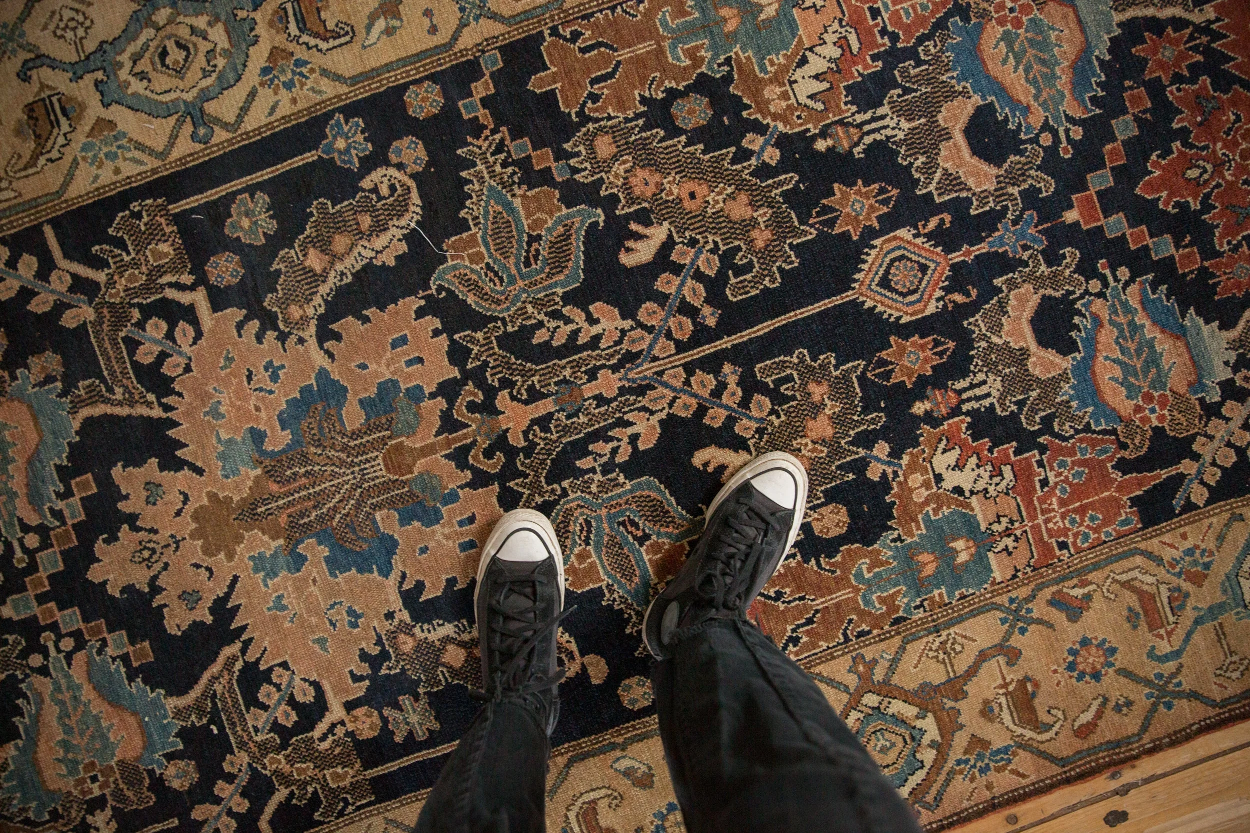 4x10 Antique Fine Malayer Rug Runner - Image 2
