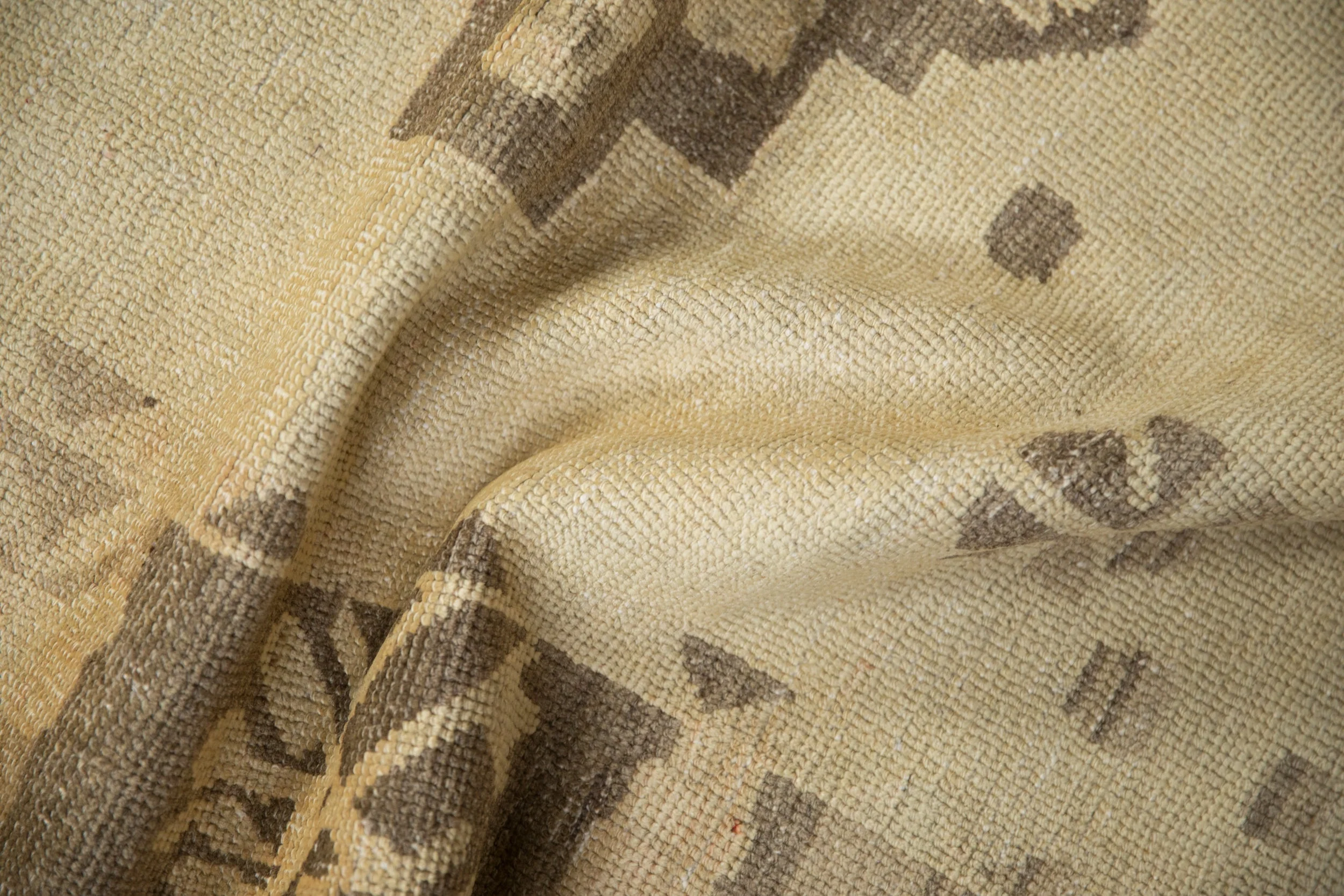 4x11.5 Vintage Distressed Oushak Rug Runner - Image 12