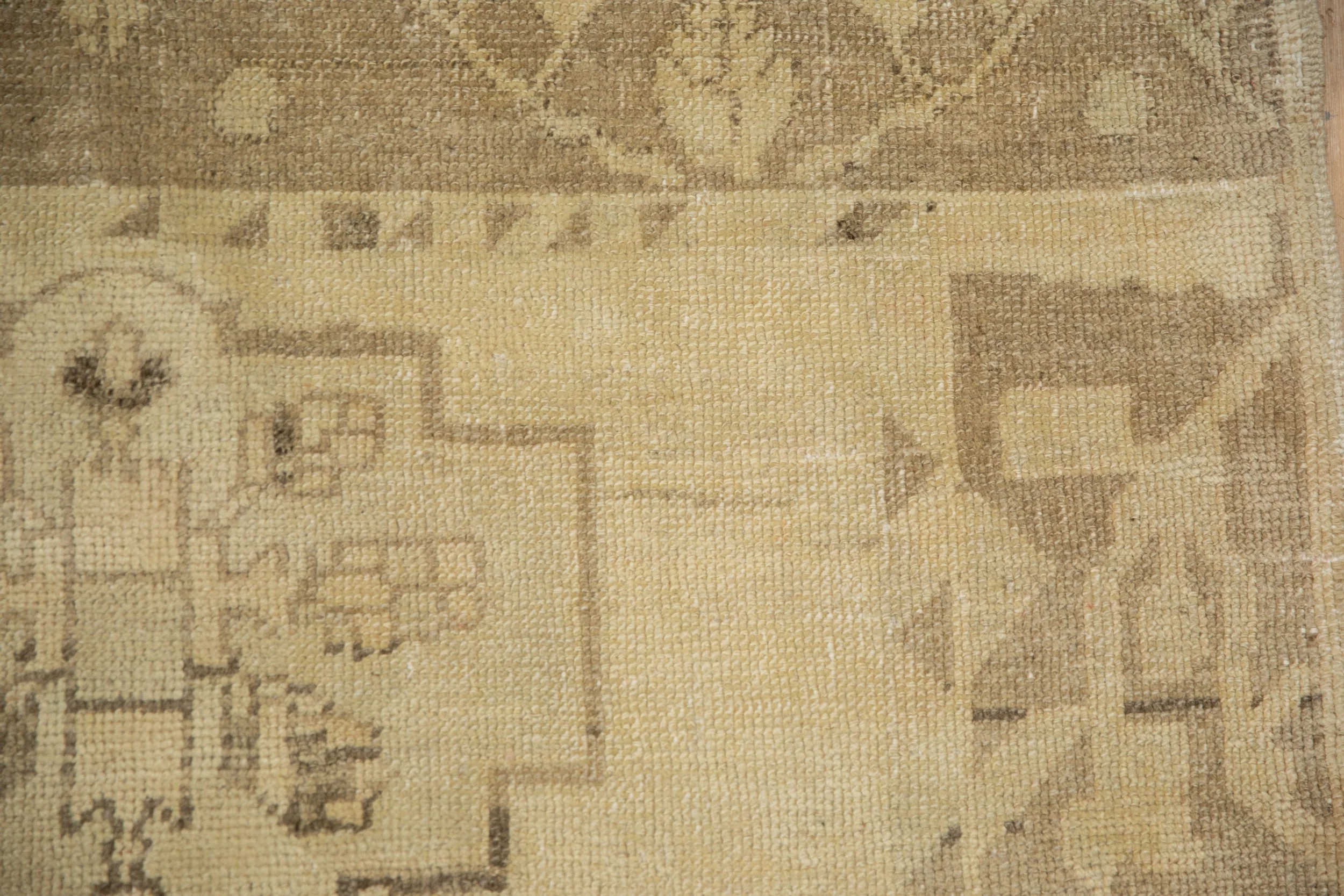 4x11.5 Vintage Distressed Oushak Rug Runner - Image 4