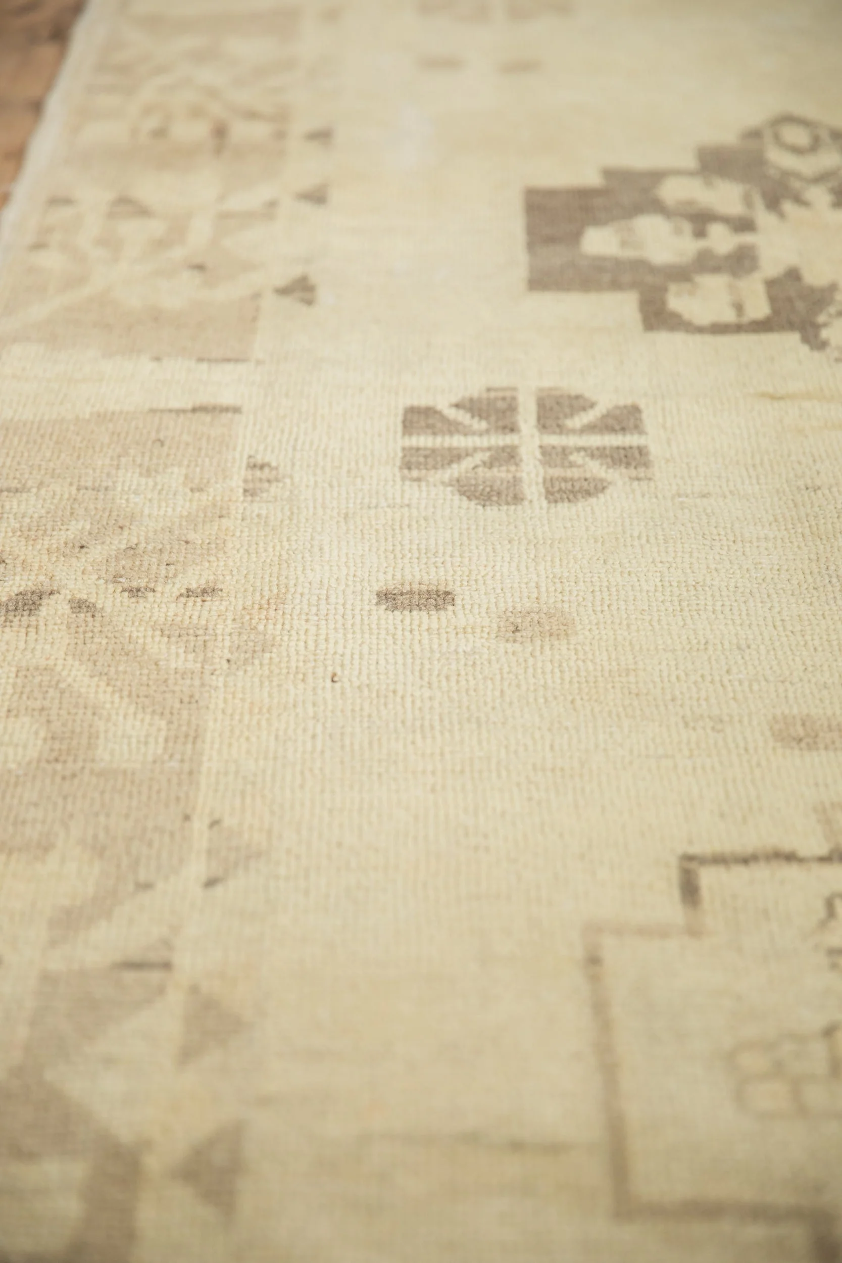 4x11.5 Vintage Distressed Oushak Rug Runner - Image 6