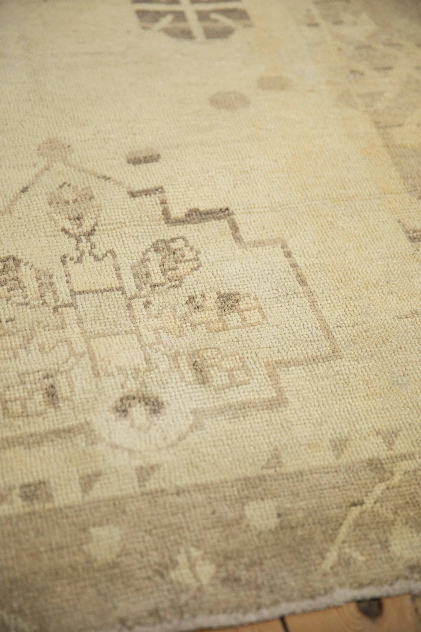 4x11.5 Vintage Distressed Oushak Rug Runner - Image 7