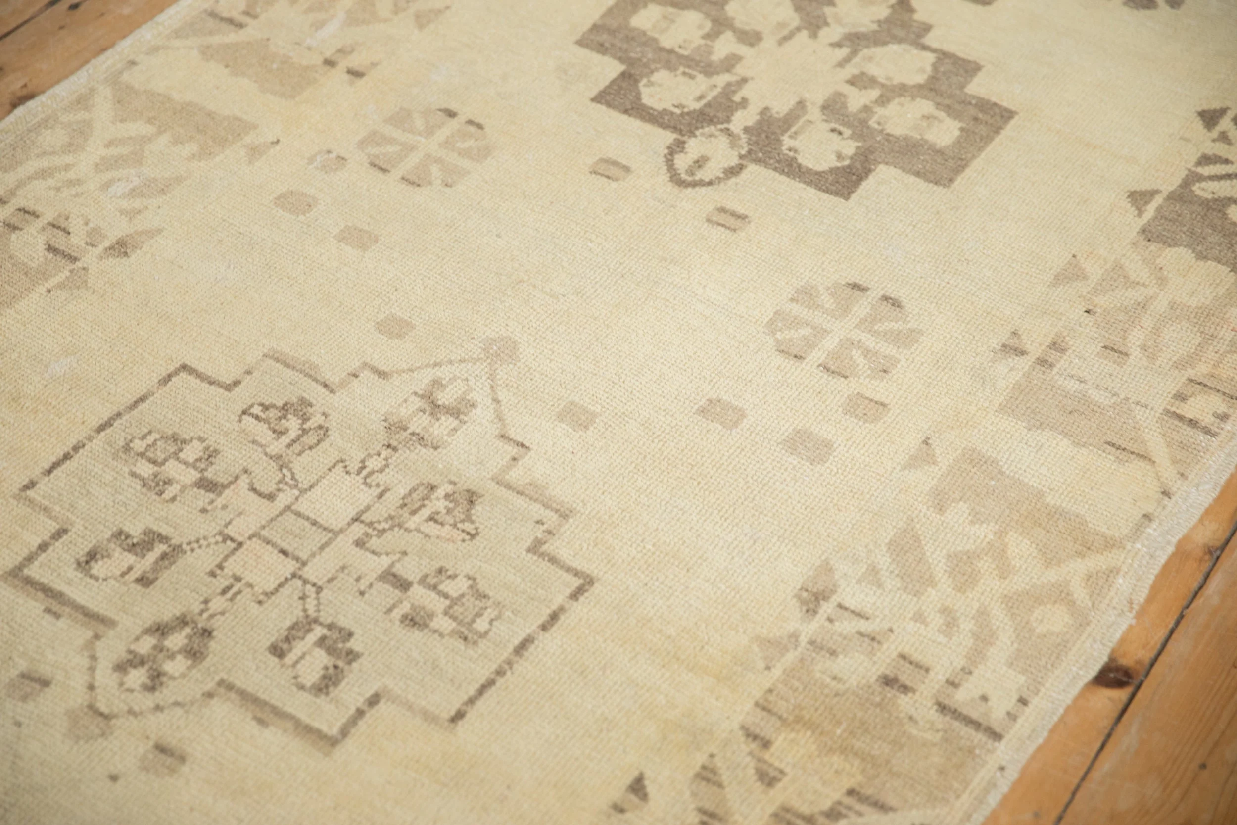 4x11.5 Vintage Distressed Oushak Rug Runner - Image 9