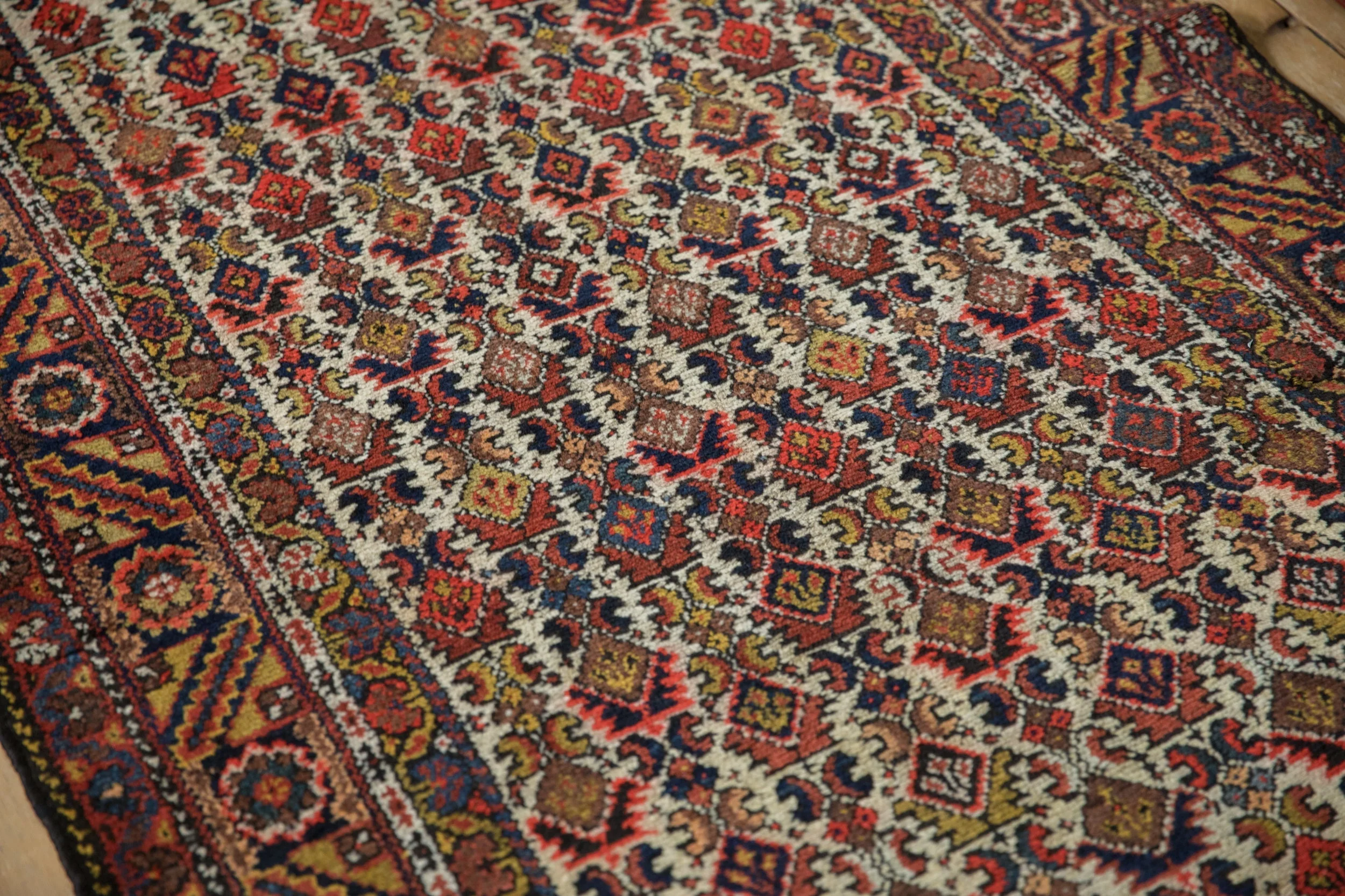 4x11.5 Vintage Hamadan Rug Runner - Image 10