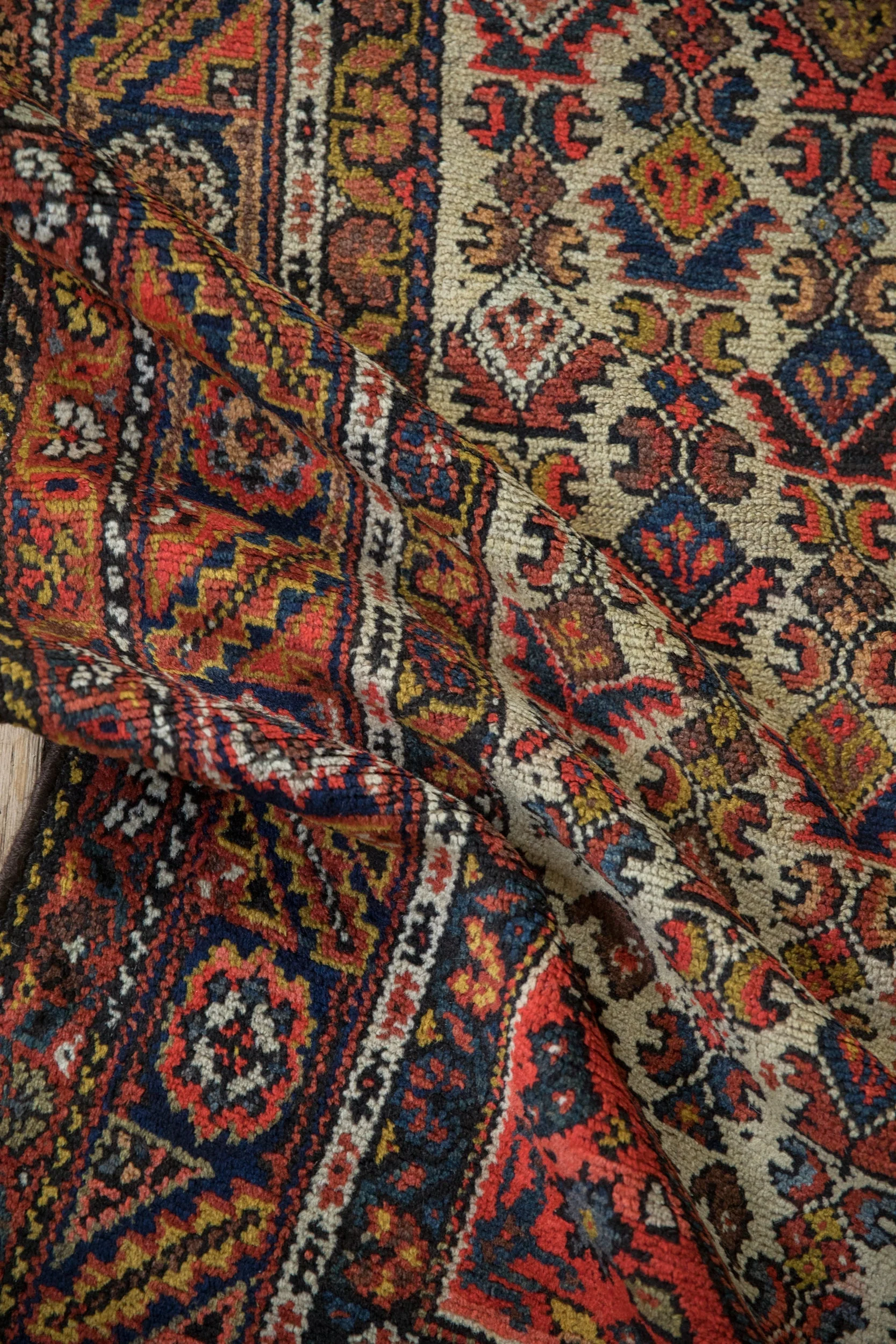 4x11.5 Vintage Hamadan Rug Runner - Image 11