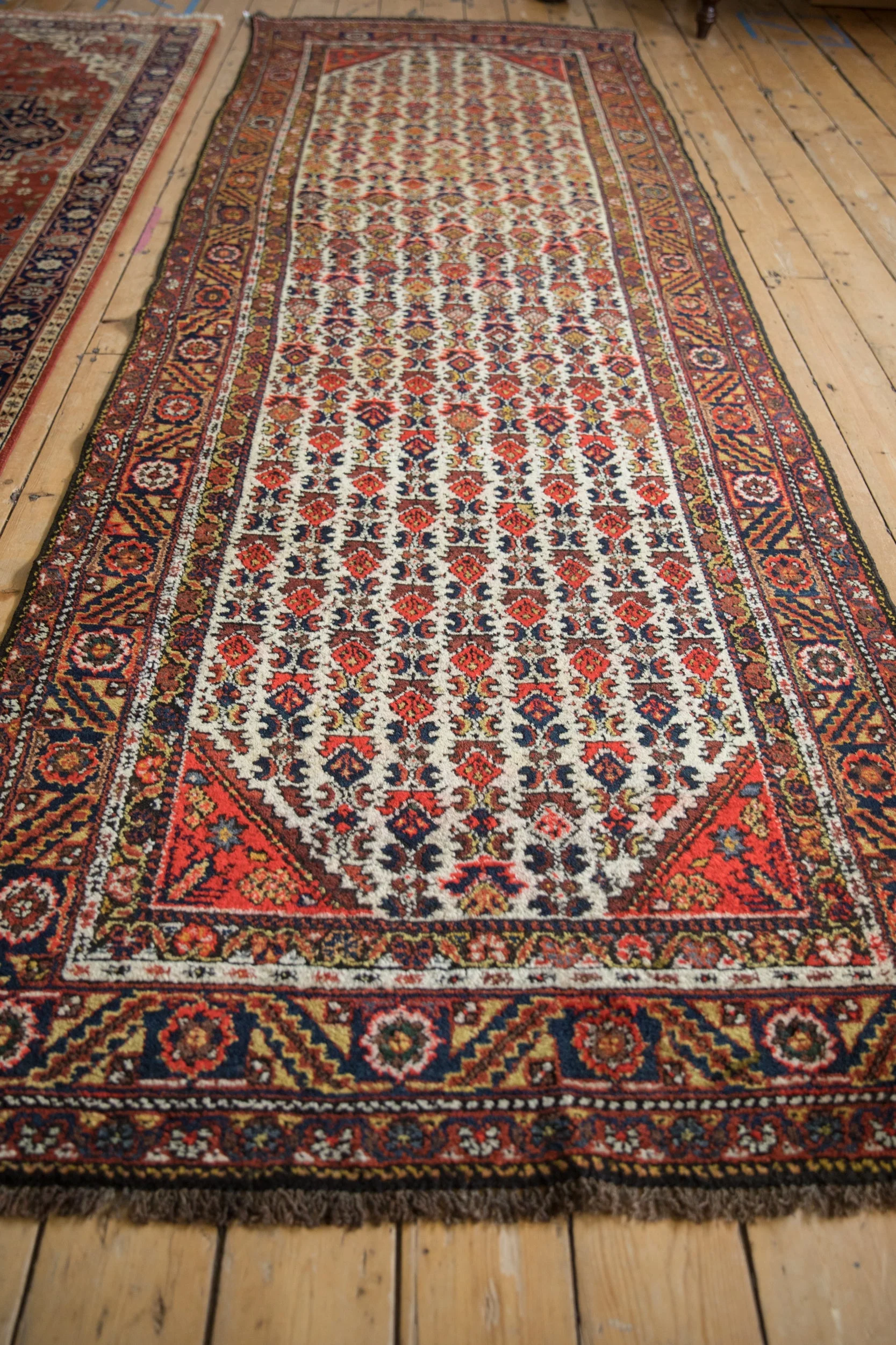 4x11.5 Vintage Hamadan Rug Runner - Image 5