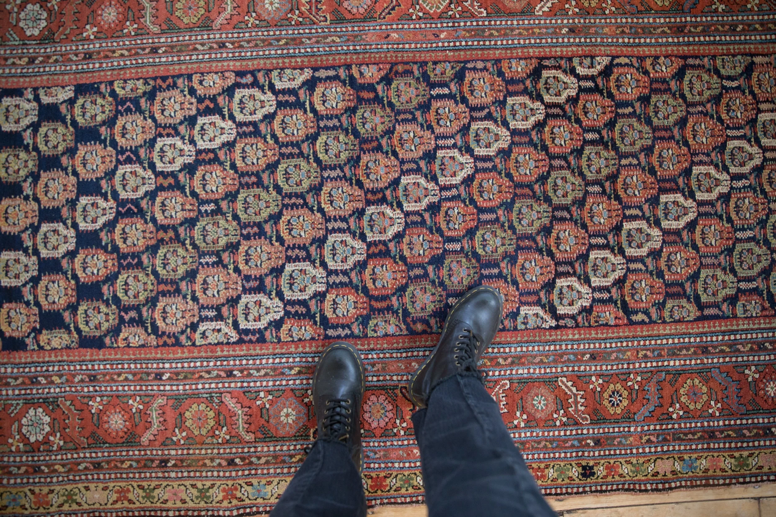 4x11 Antique Malayer Rug Runner - Image 2