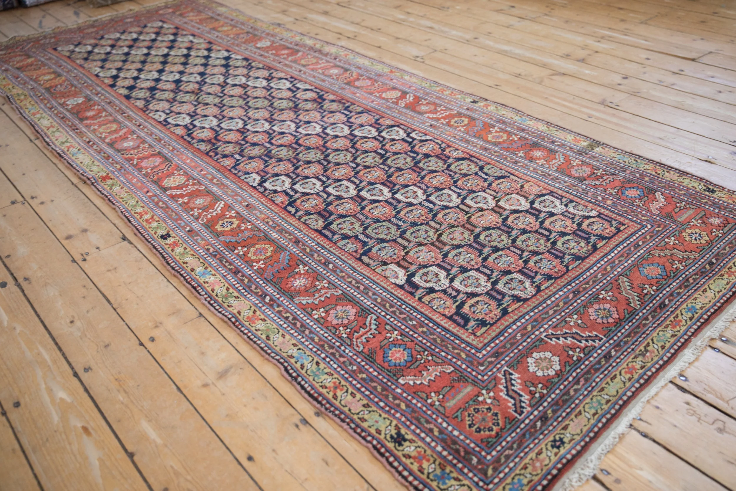 4x11 Antique Malayer Rug Runner - Image 4