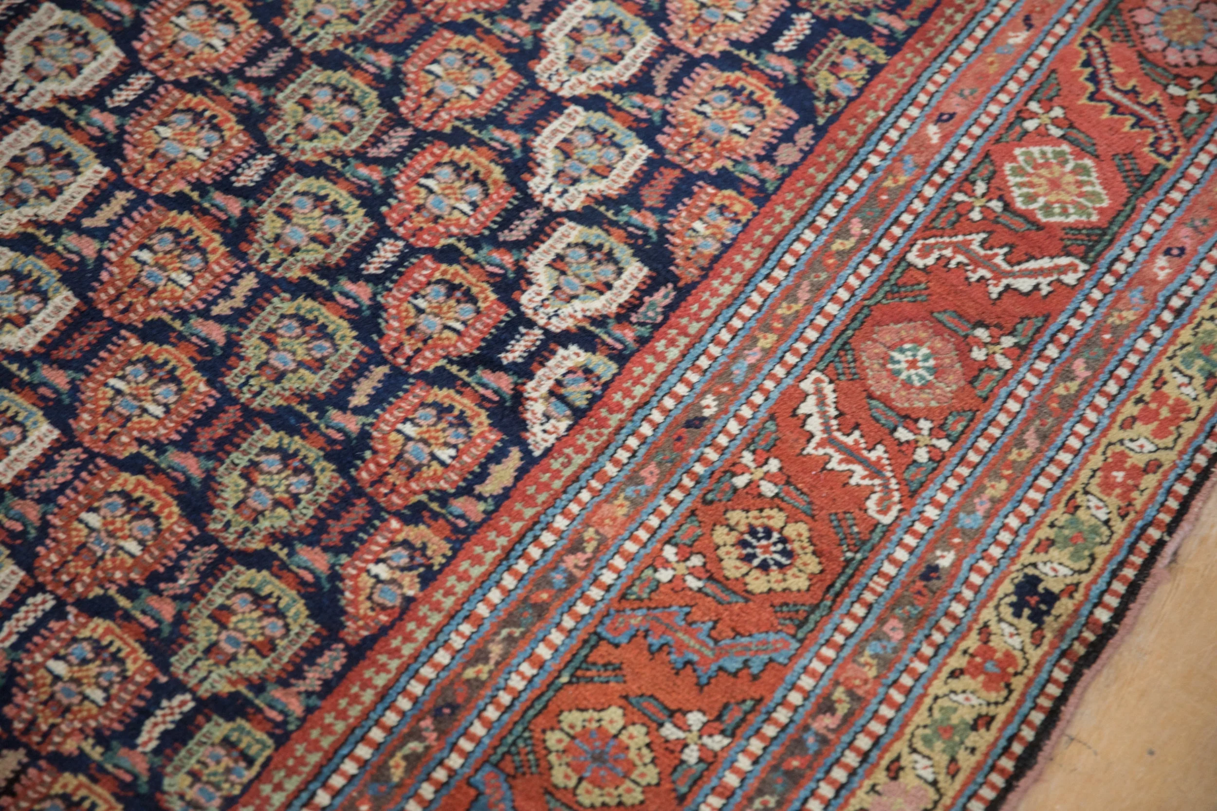 4x11 Antique Malayer Rug Runner - Image 7