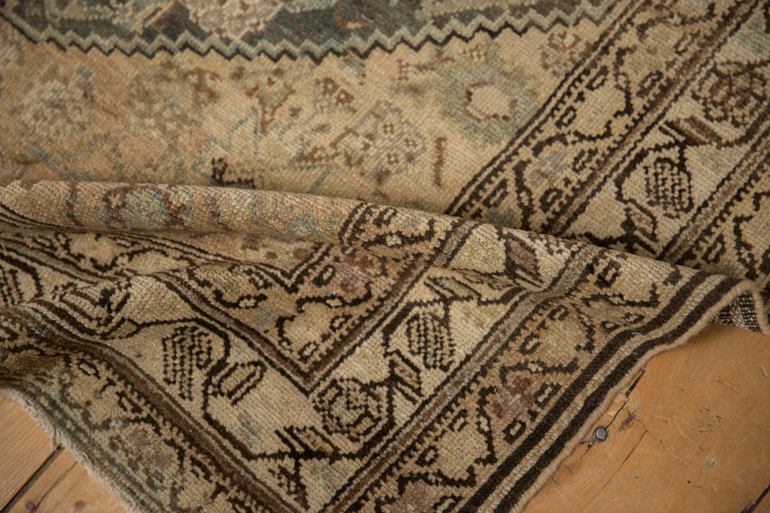 4x11 Vintage Distressed Hamadan Rug Runner - Image 11