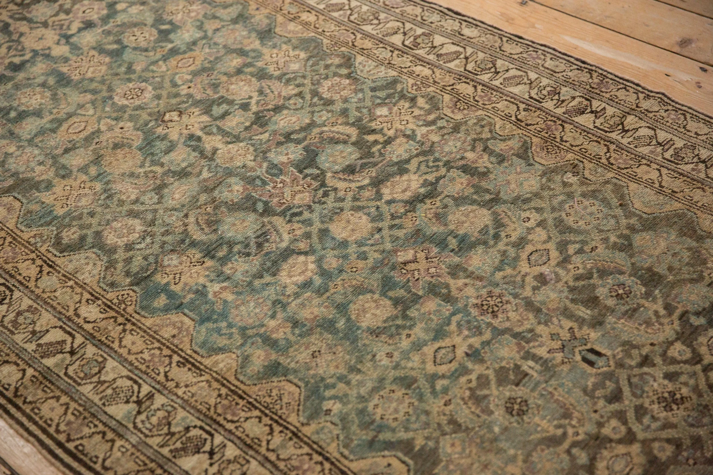 4x11 Vintage Distressed Hamadan Rug Runner - Image 6
