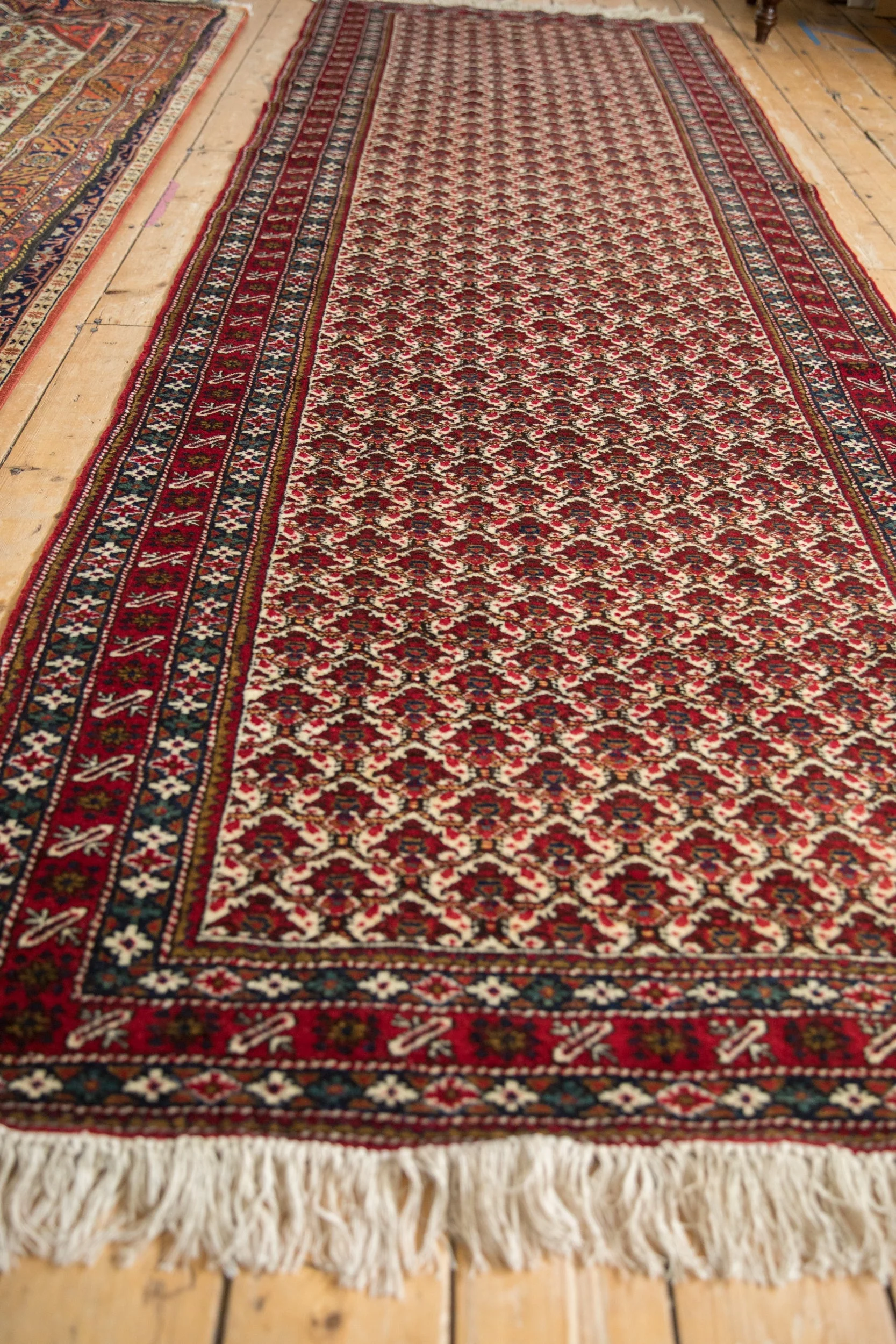 4x12 Vintage Fine Ardebil Rug Runner - Image 4