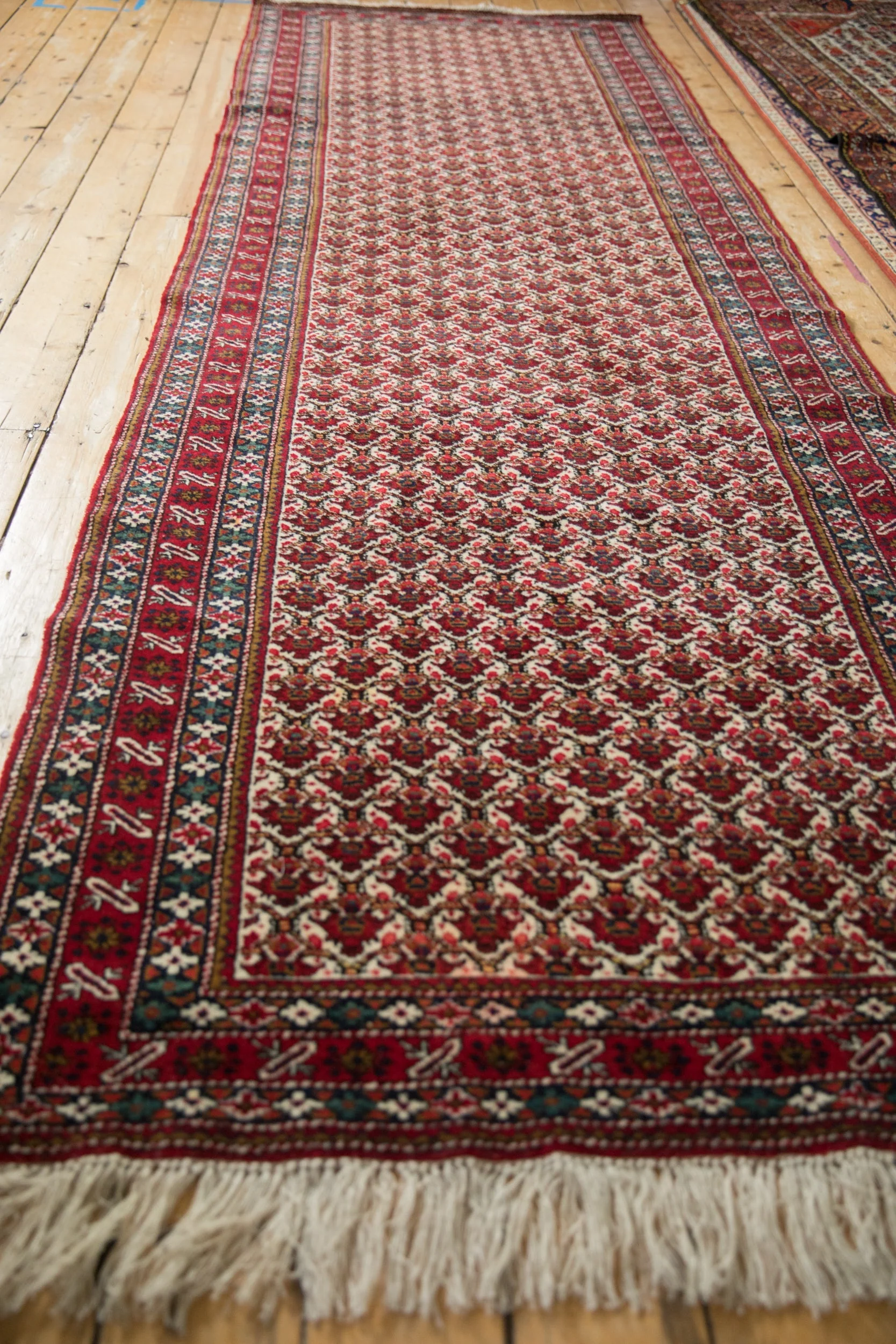 4x12 Vintage Fine Ardebil Rug Runner - Image 6