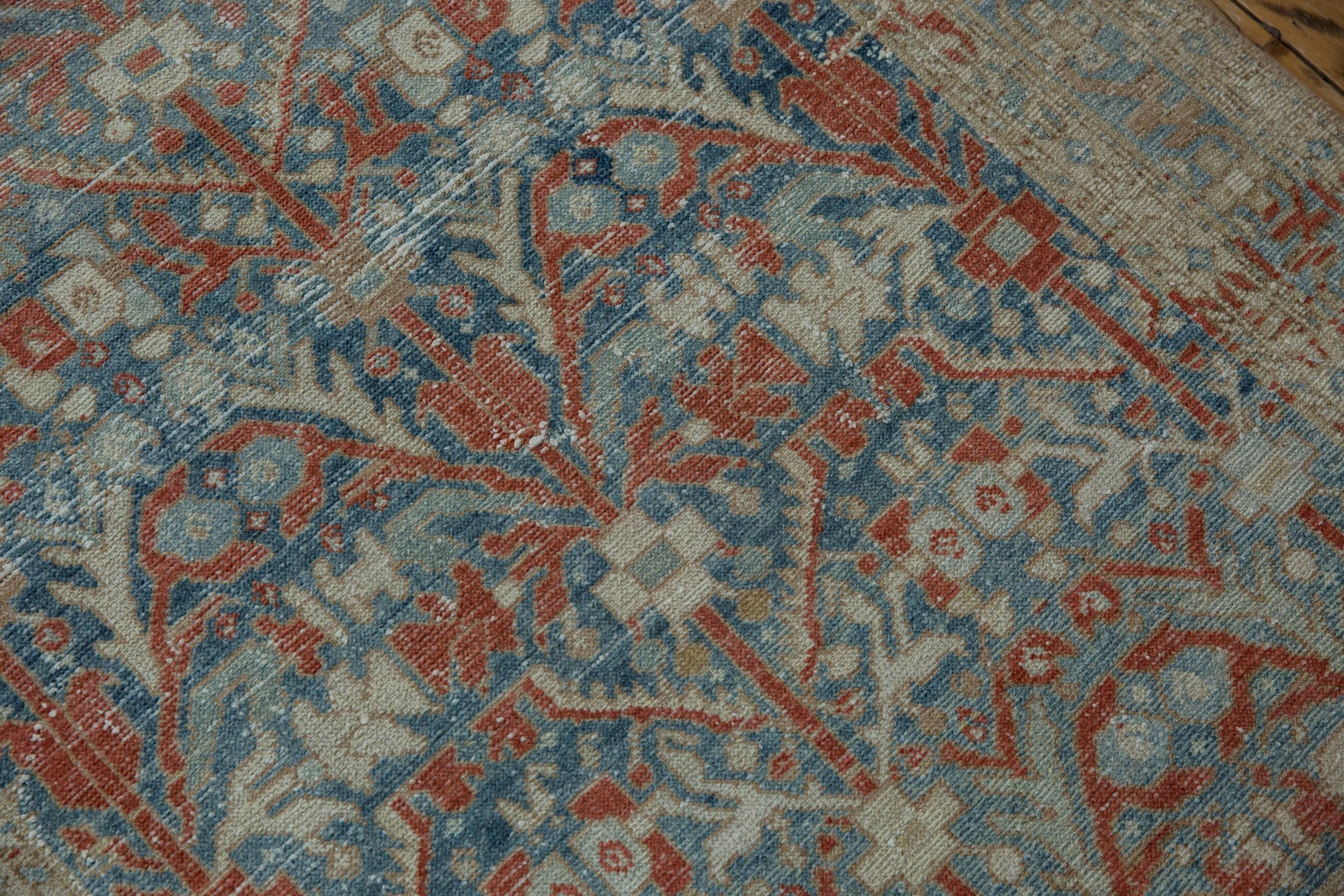 4x13.5 Vintage Distressed Hamadan Rug Runner - Image 5