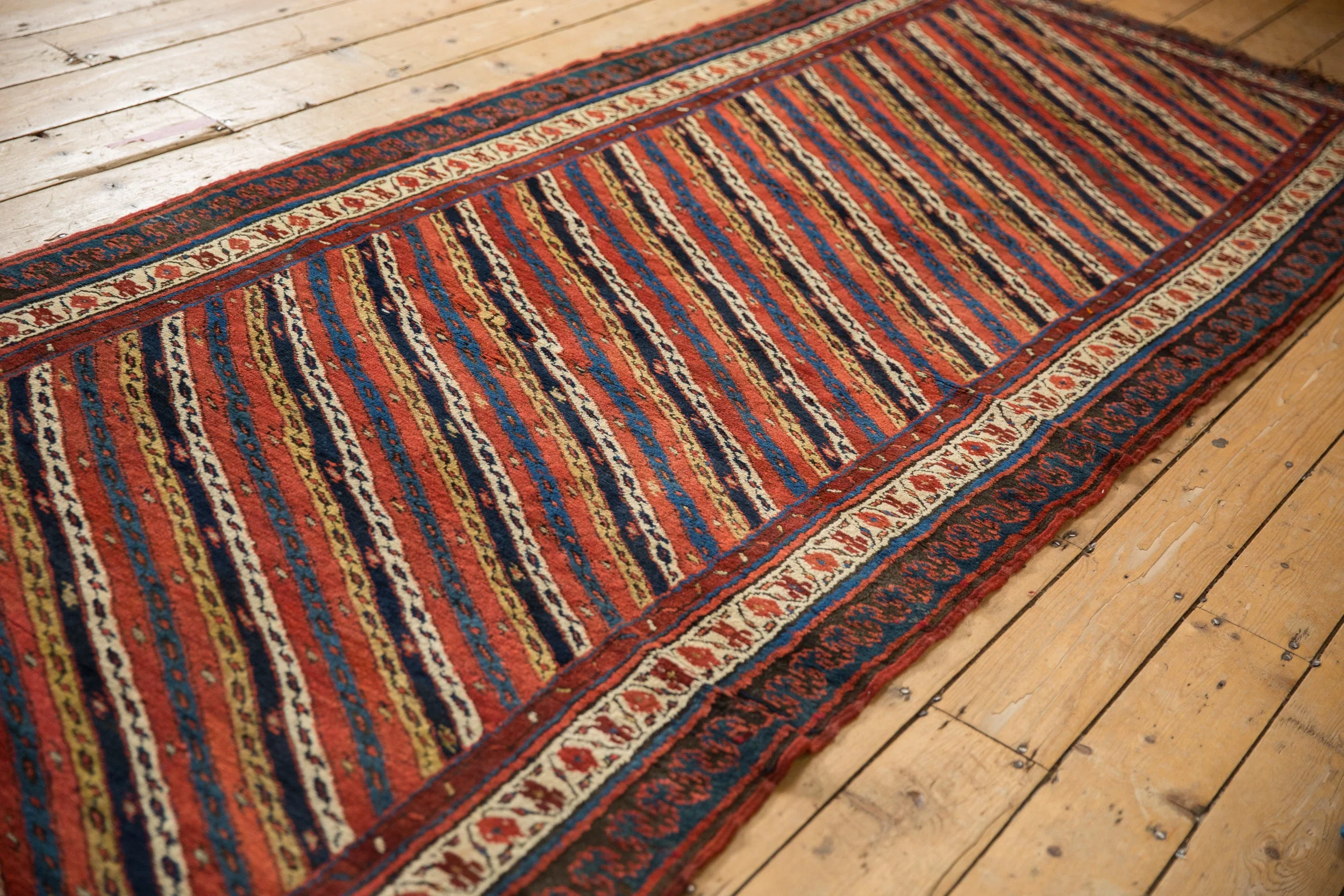 4x14 Antique Kurdish Rug Runner - Image 10
