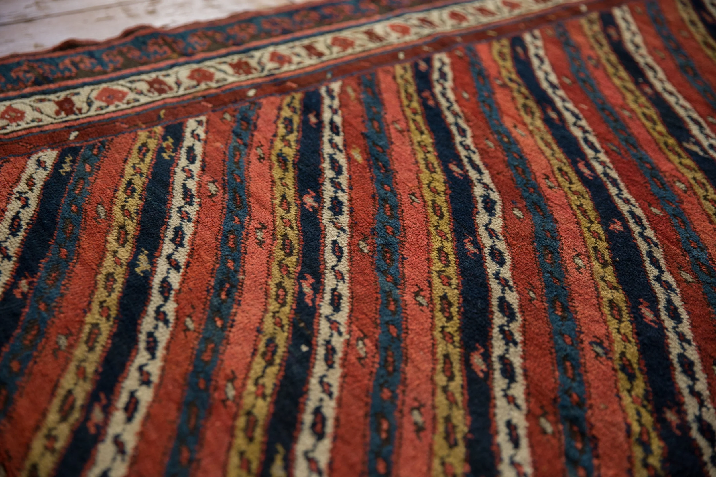 4x14 Antique Kurdish Rug Runner - Image 13