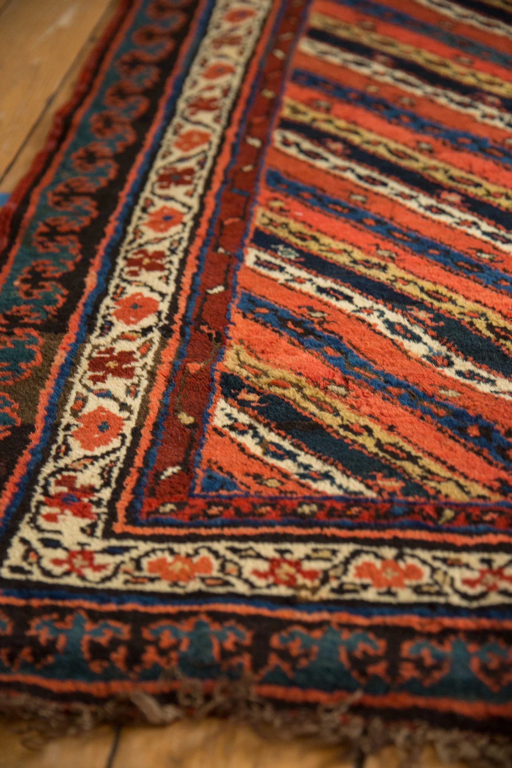 4x14 Antique Kurdish Rug Runner - Image 5