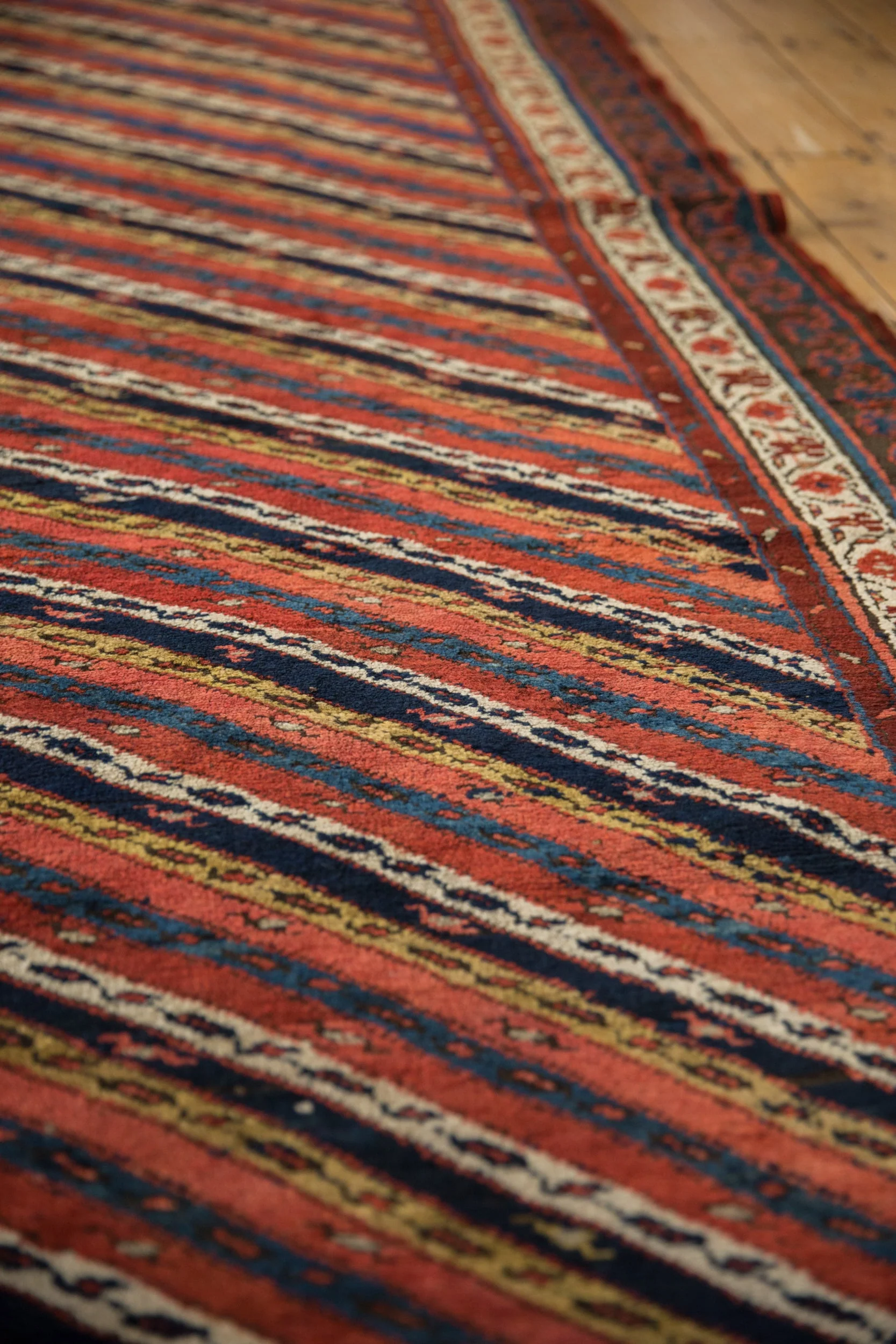 4x14 Antique Kurdish Rug Runner - Image 7