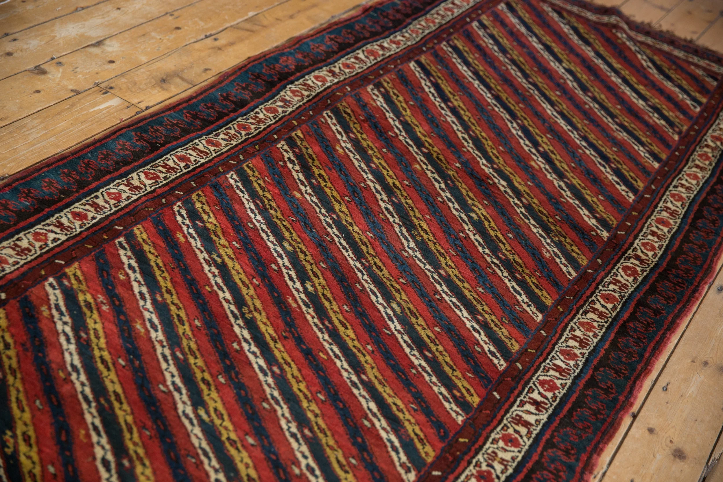 4x14 Antique Kurdish Rug Runner - Image 12
