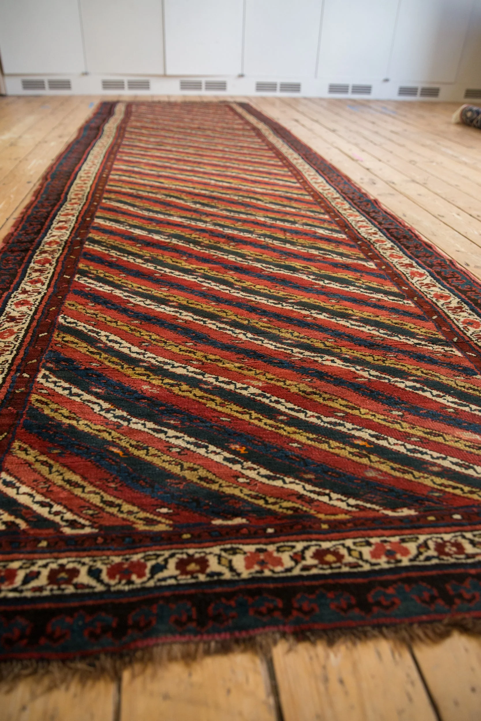 4x14 Antique Kurdish Rug Runner - Image 3