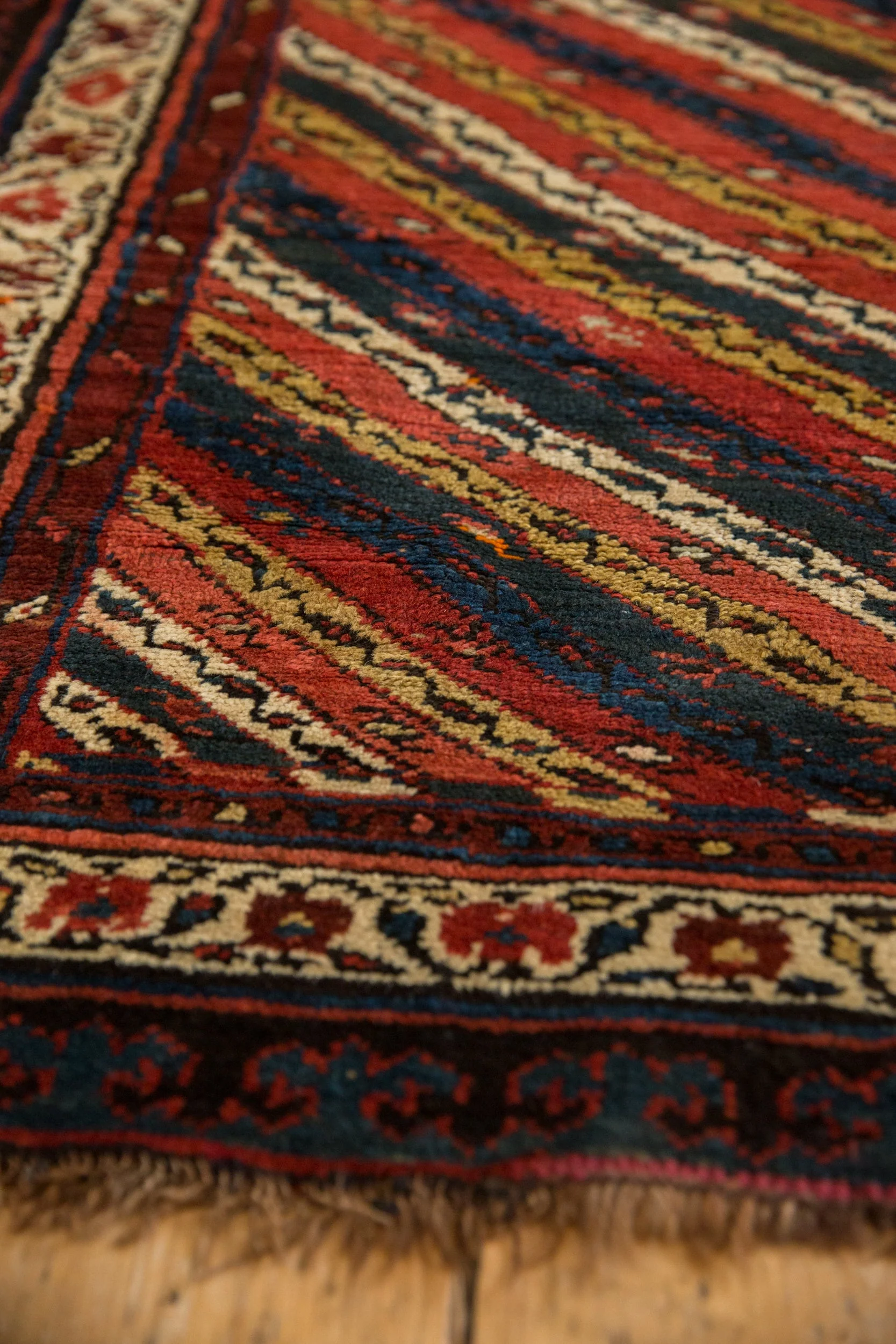 4x14 Antique Kurdish Rug Runner - Image 4