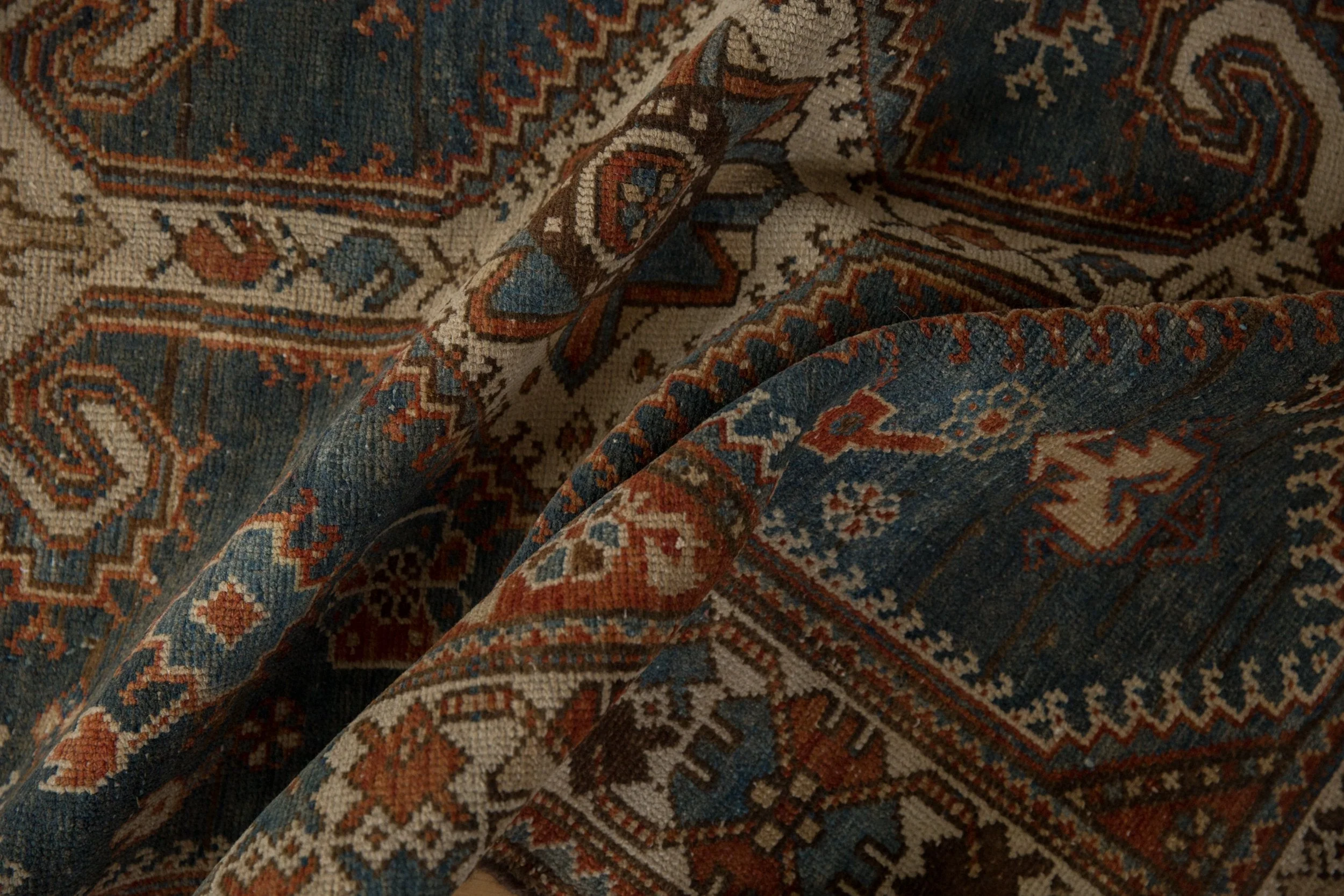 4x14 Vintage Distressed Hamadan Rug Runner - Image 11