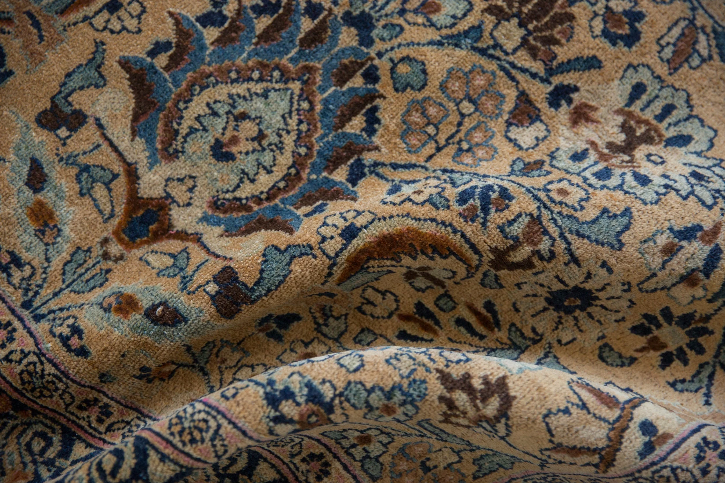 4x16 Vintage Tea Washed Meshed Rug Runner - Image 9