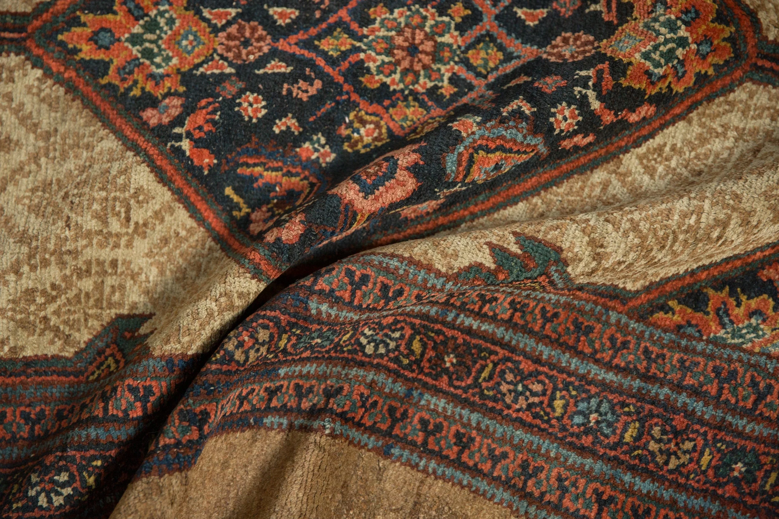 4x20.5 Antique Serab Rug Runner - Image 10
