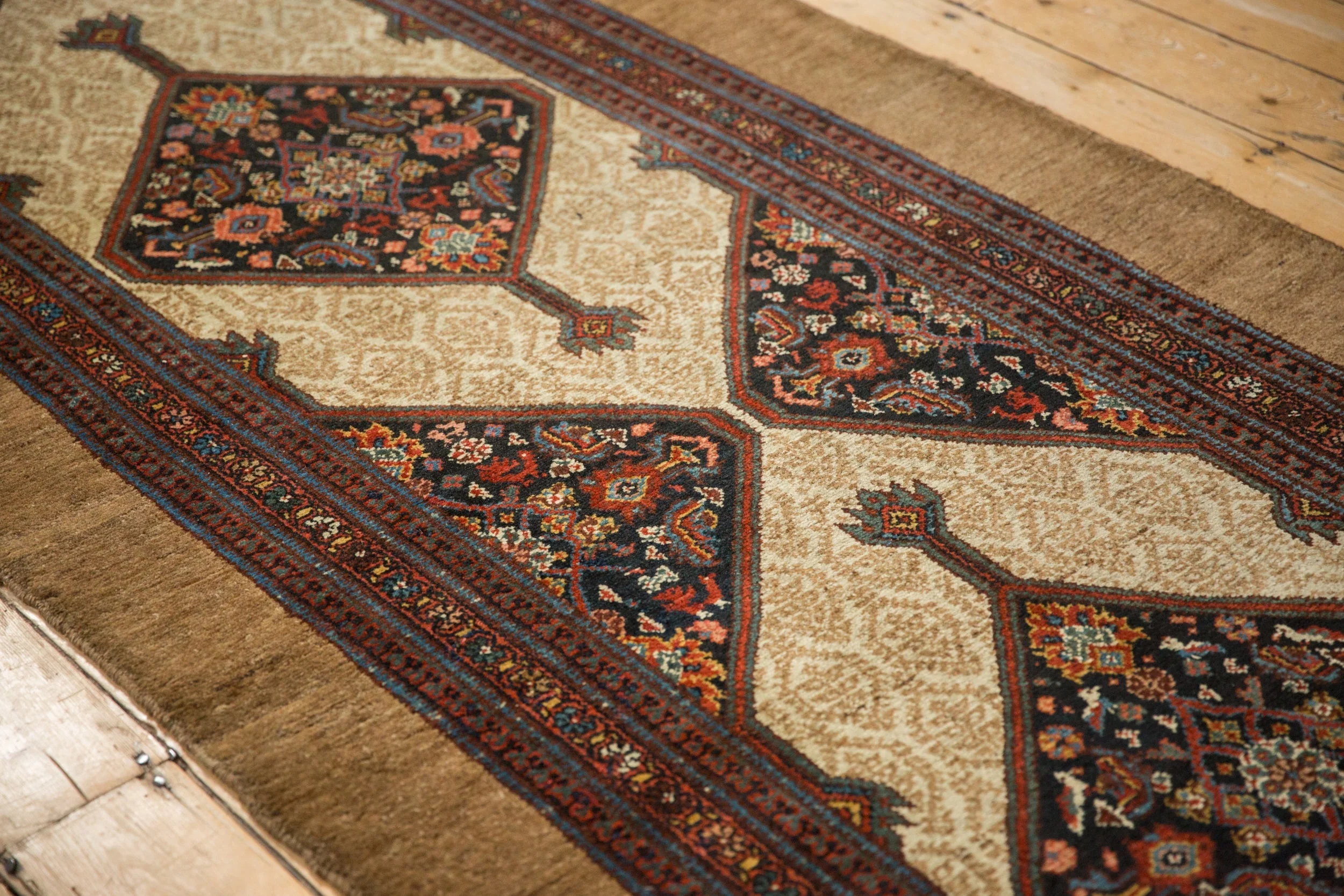 4x20.5 Antique Serab Rug Runner - Image 4
